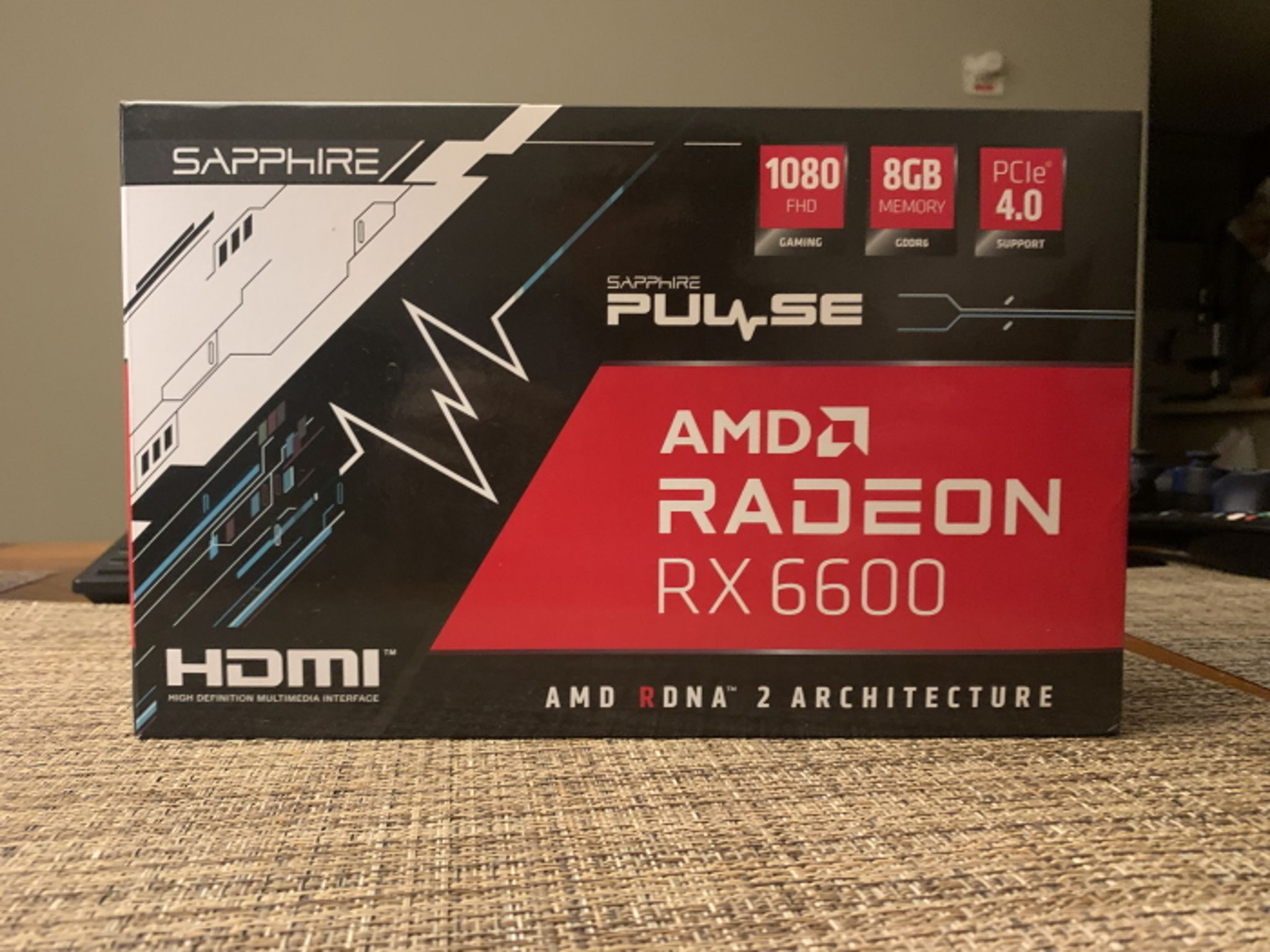 SAPPHIRE PULSE Radeon RX 6600 8GB GDDR6 PCI Express 4.0 ATX Video Card