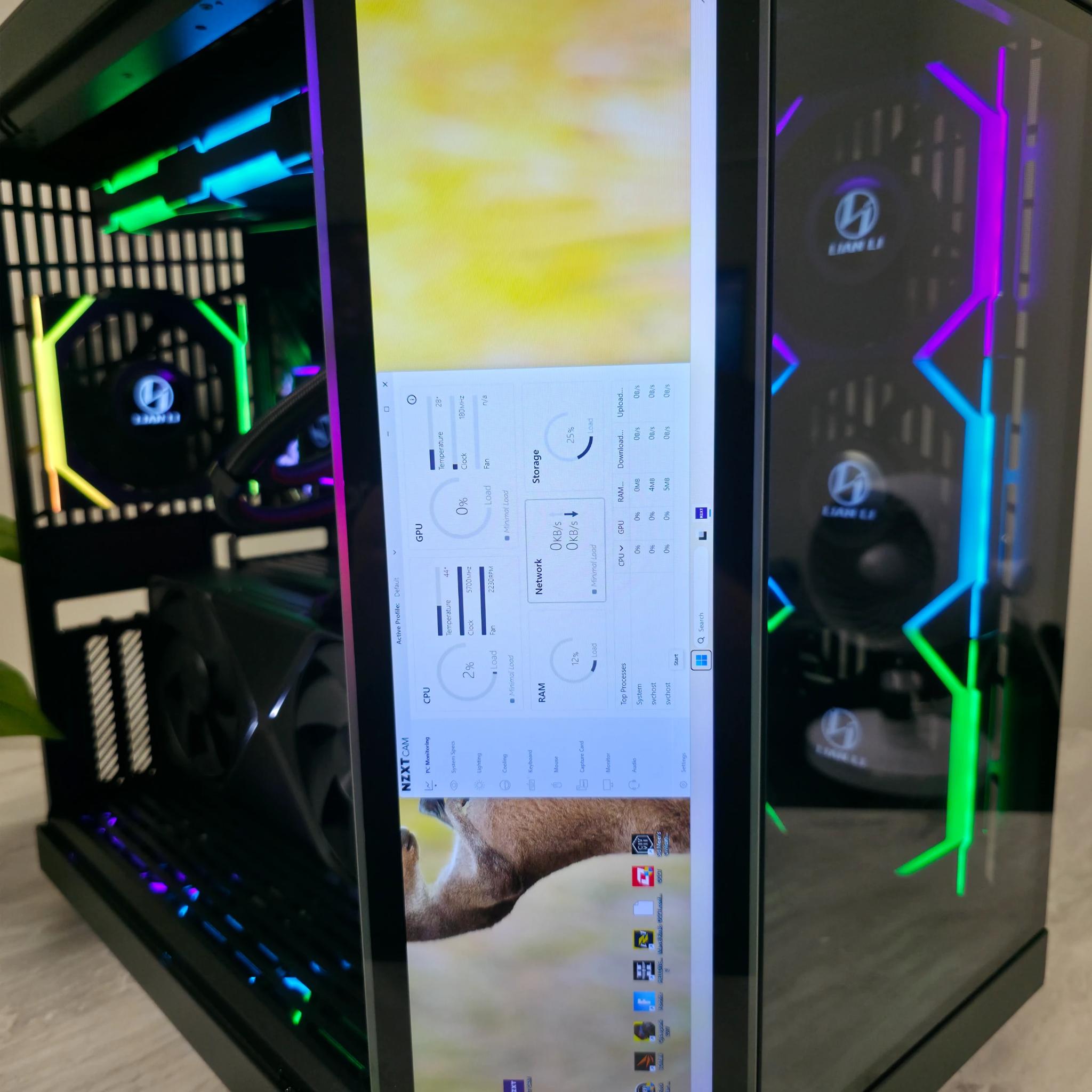 4k High End Gaming PC Computer (Intel 285k, RTX 5090, 32GB DDR5 9200 MTs)