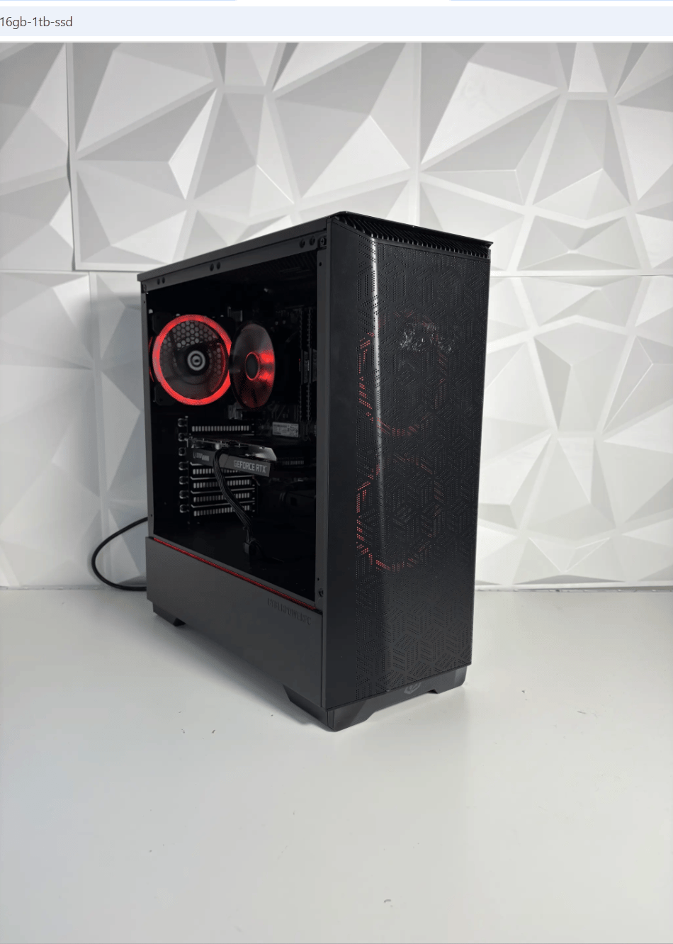 Value Gaming PC - Nvidia RTX 3060 8GB, Ryzen 5 3600, 16GB, 1TB SSD