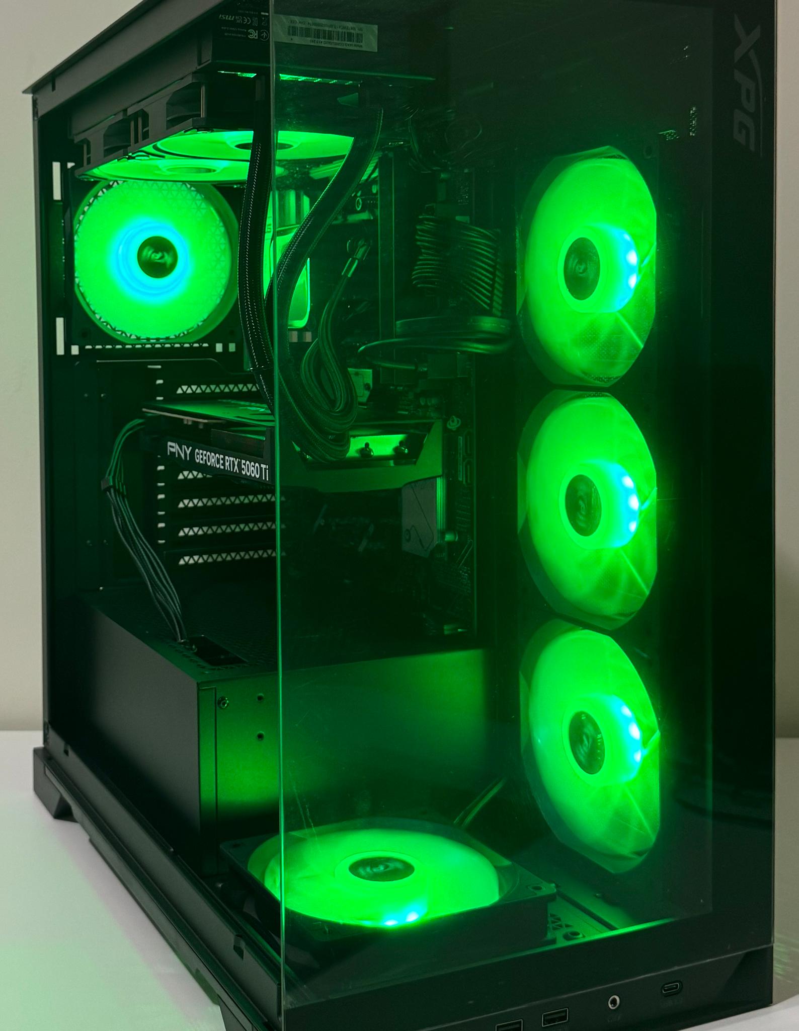 AMD X3D Ryzen 5 7500X3D 32GB DDR5 RAM GeForce RTX 5060 Ti 1TB Gen5 NVMe SSD Corsair 850W Gaming PC