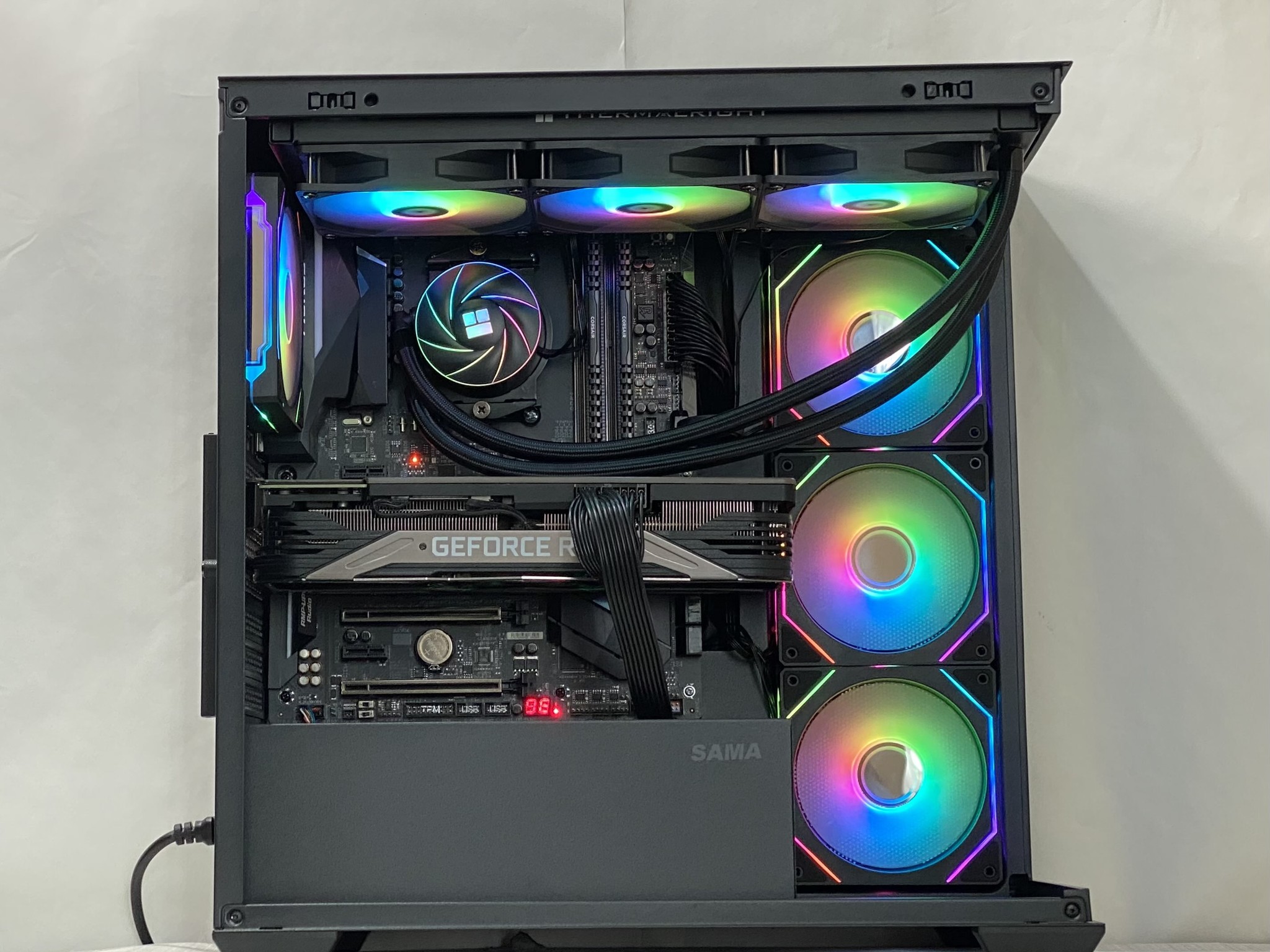 RTX 3080, Ryzen 7 5700X, 32GB DDR4, 1TB NVMe SSD, WiFi - Liquid Cooled Gaming PC