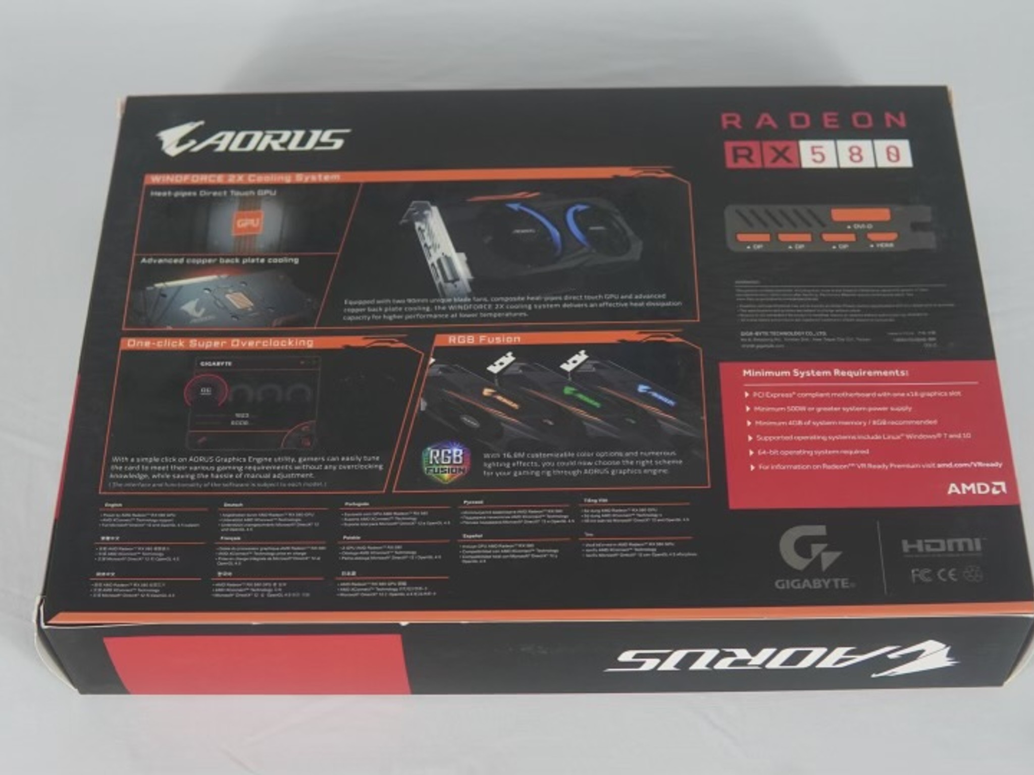 Aorus Gigabyte 580 8GB