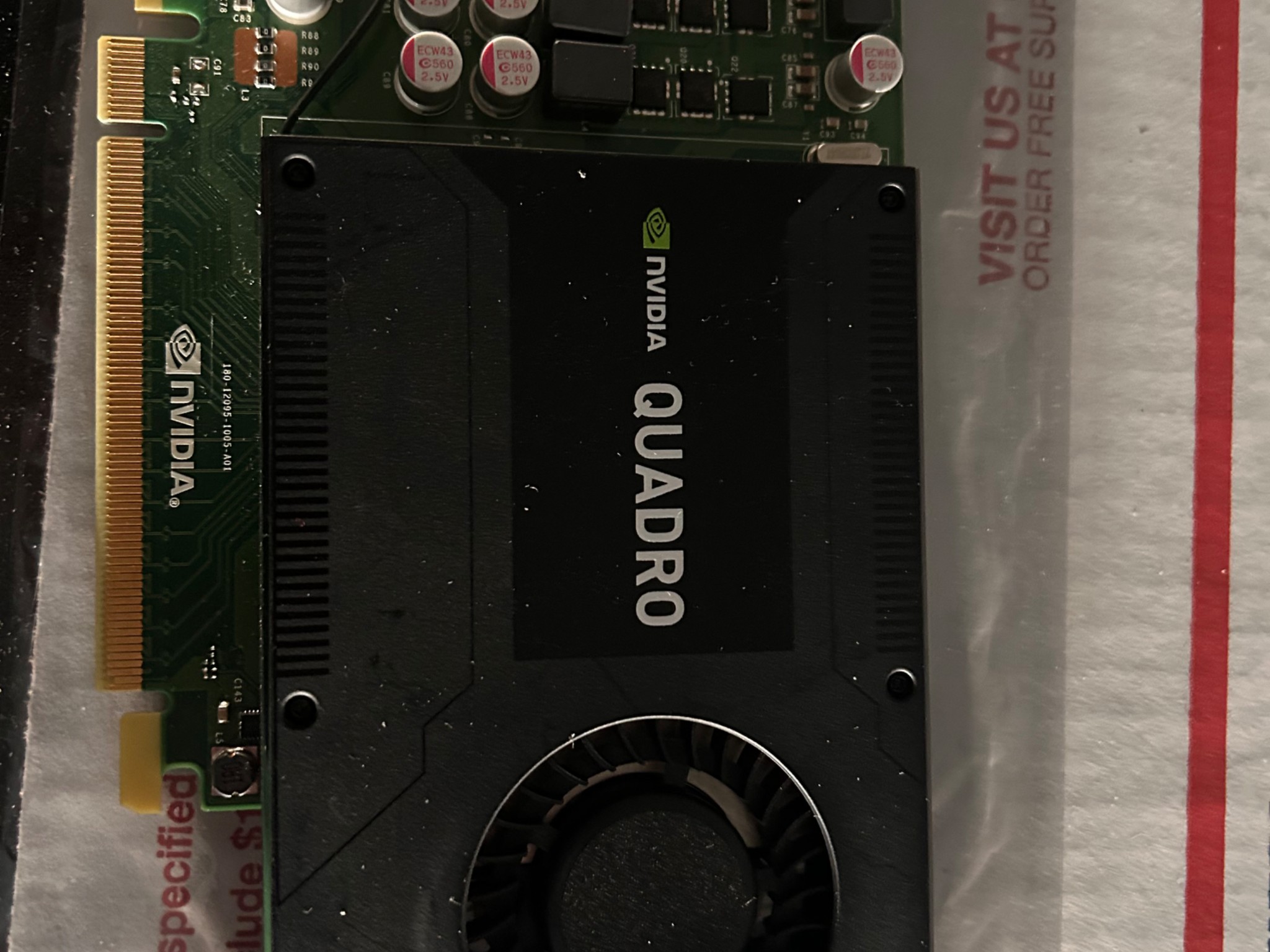 nvidia quadro k2000 2GB GPU for budget gaming pc (brand new)