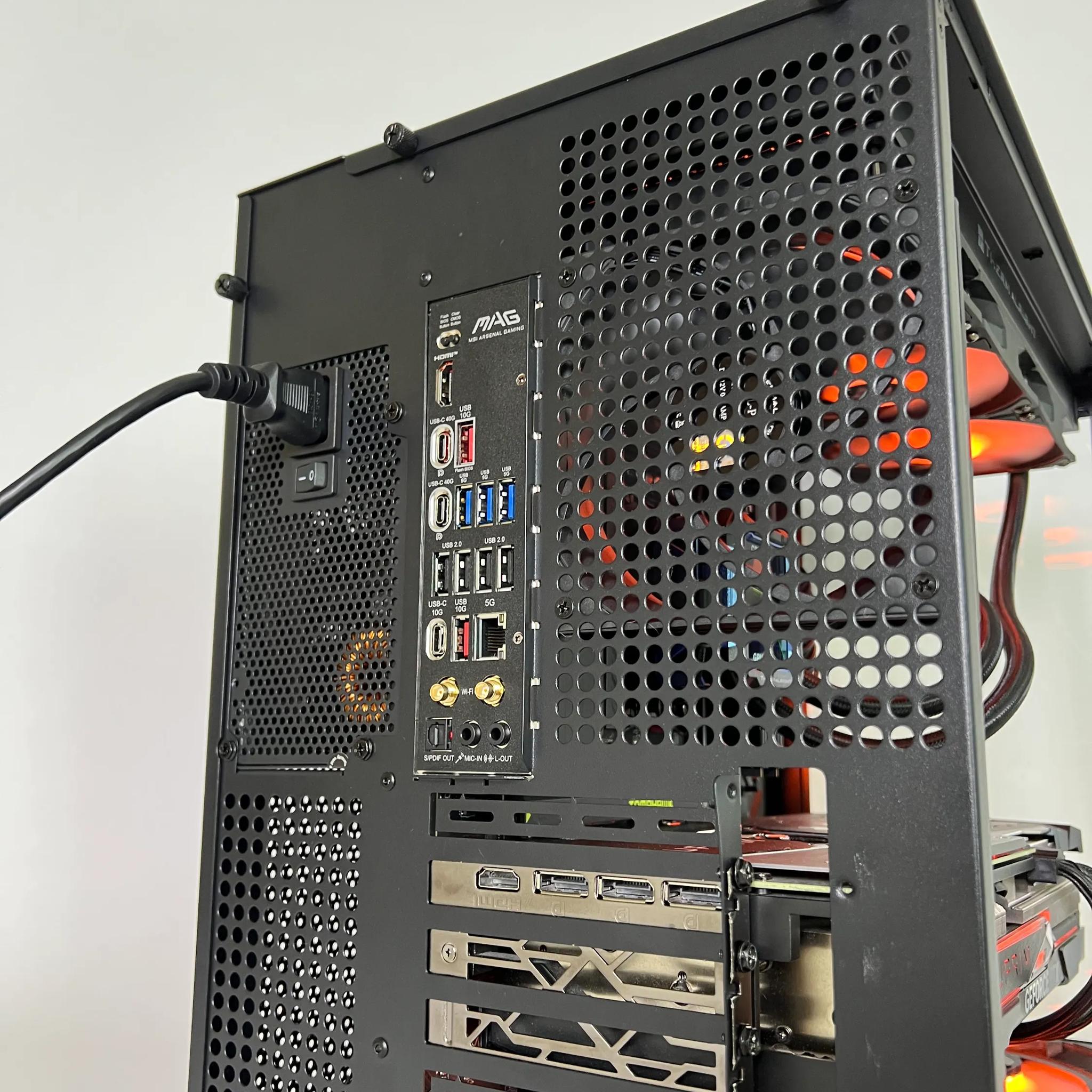 RTX 4070 Ti, Ryzen 9 9900X, 32GB DDR5, 1TB SSD, WiFi - Liquid Cooled Gaming PC