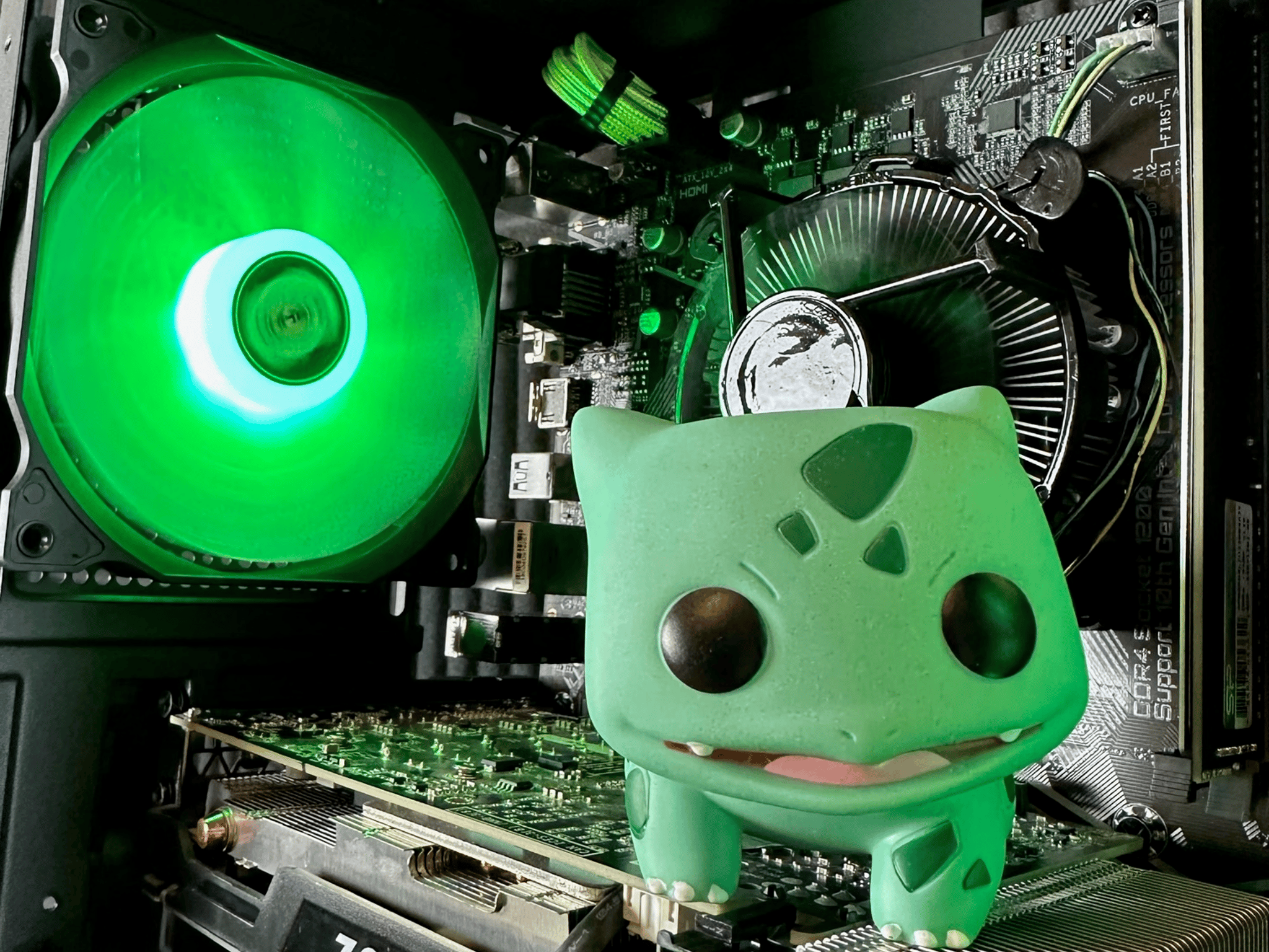 "Bulbasaur" 1060 6gb + 10100F + 16gb RAM Custom Gaming PC