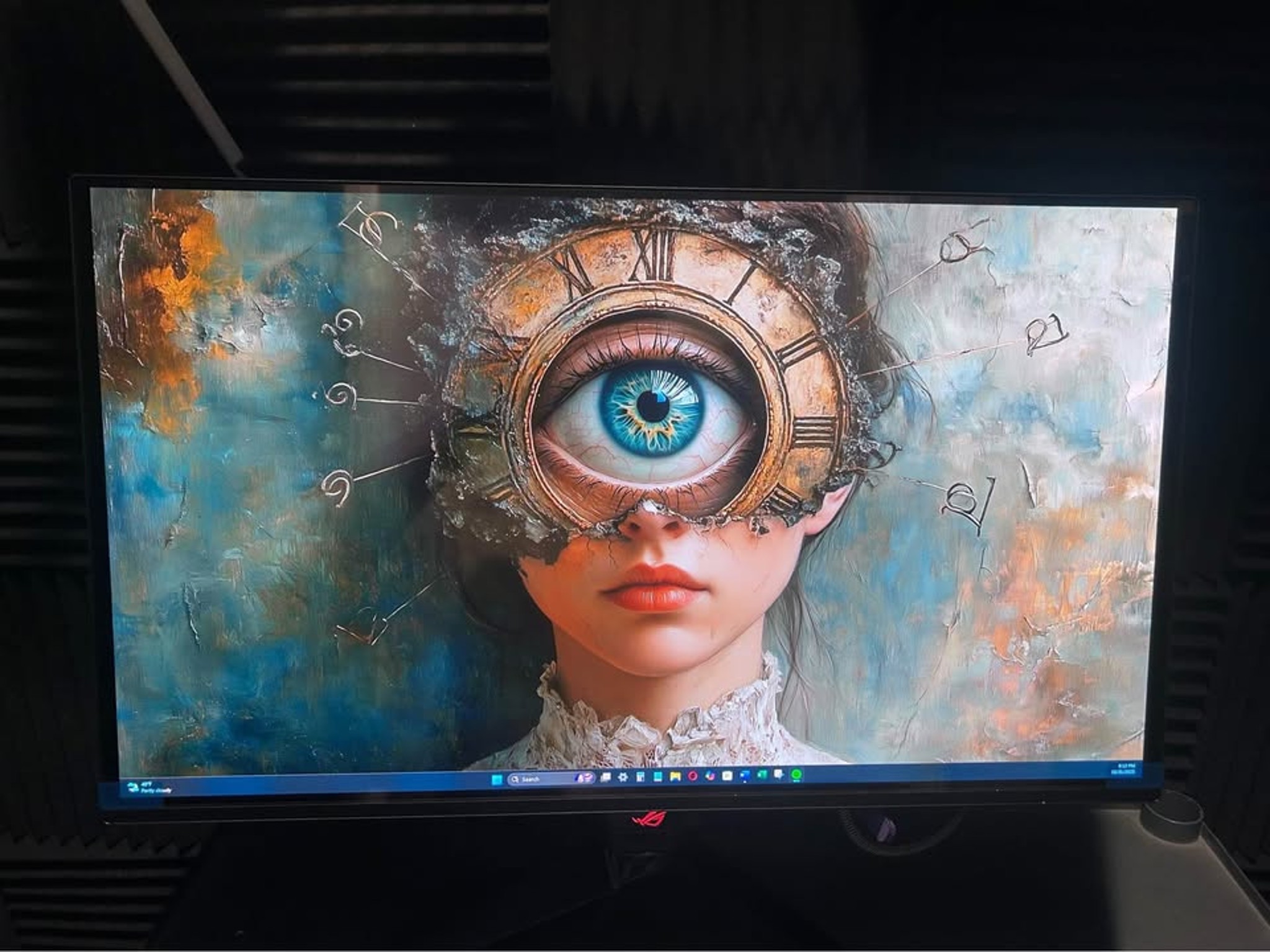 ASUS ROG QD-OLED 27" 4K (3840x2160) 240Hz Gaming Monitor PG27UCDM (Total Time Used less than 3 Days)