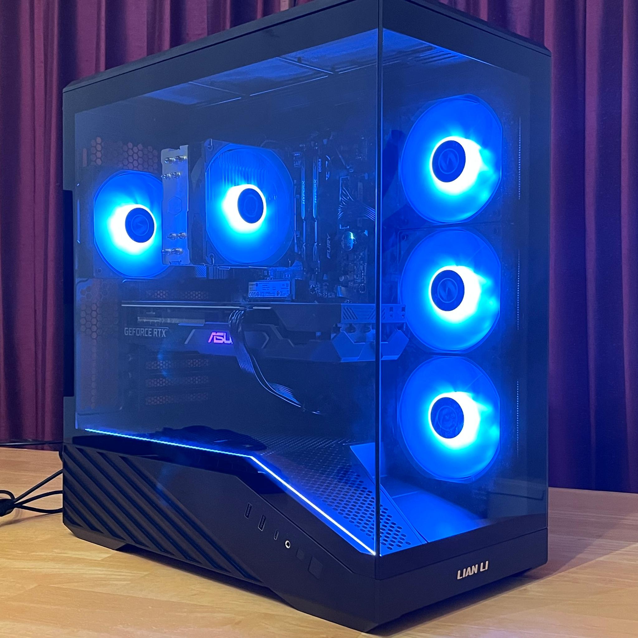 AMD+NVIDIA Gaming PC - RTX 3060 Ti, Ryzen 5, 1 TB NVME SSD, 16GB RAM, Wifi 6, Bluetooth