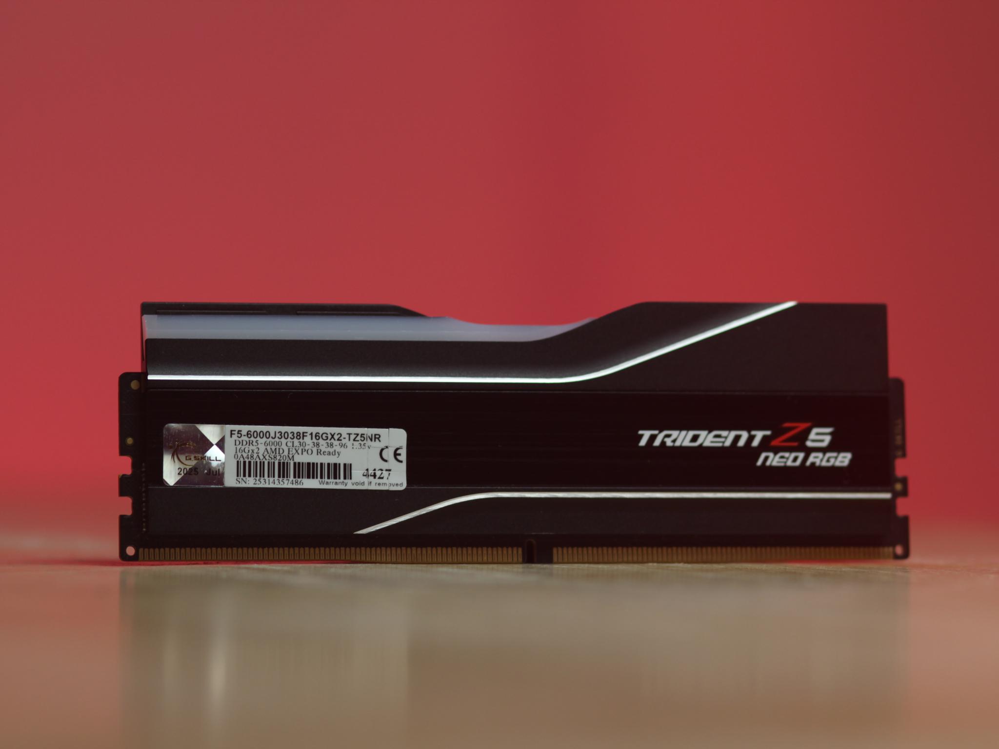 32GB DDR5-6000 CL30 G.Skill Trident Z5 Neo (2x16GB) Black