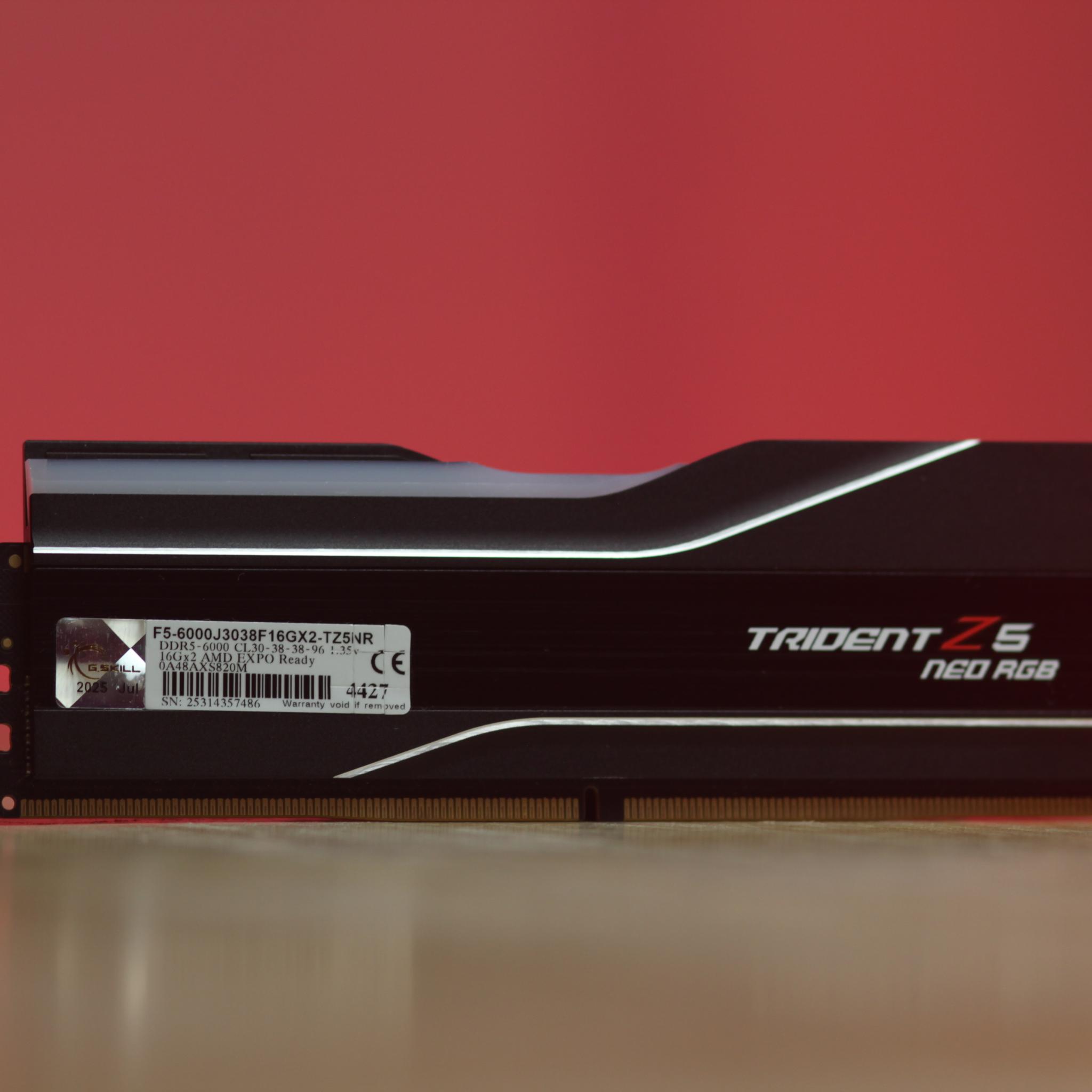 32GB DDR5-6000 CL30 G.Skill Trident Z5 Neo (2x16GB) Black
