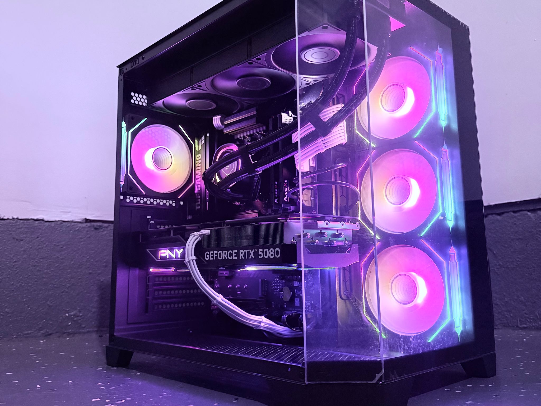 ⚫️"Titan Eclipse"🌈 | 4k Gaming | RTX 5080 | Ryzen 7 9800X3D | 32GB DDR5 | 3TB Storage | Free Ship