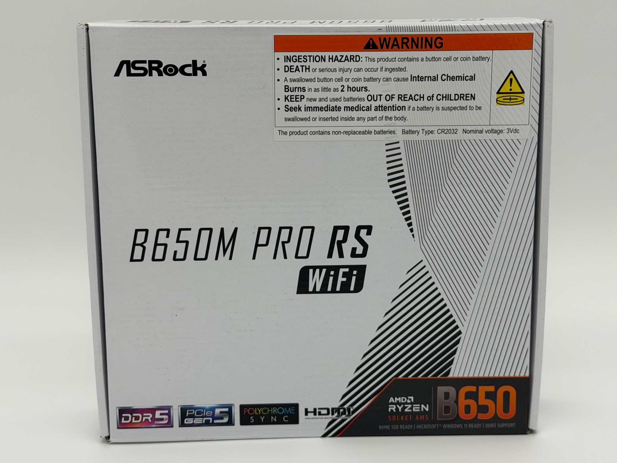 ASRock B650M Pro RS WiFi + Crucial T500 1TB + Windows 11 Setup