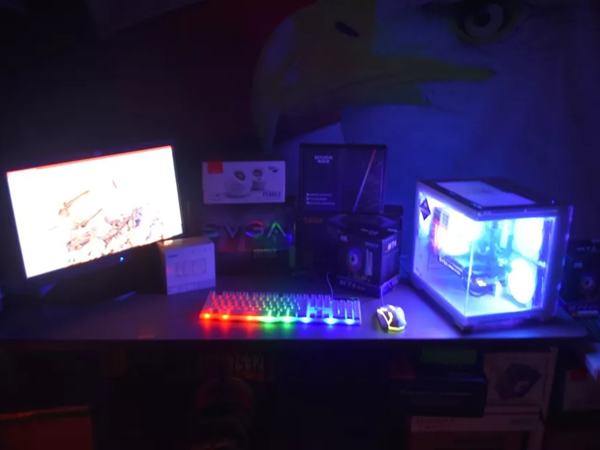 Gaming PC Intel Xeon 2680V4 32GB of Ram GPU GTX1080 Samsung 500GB M .2 500 GBHHD