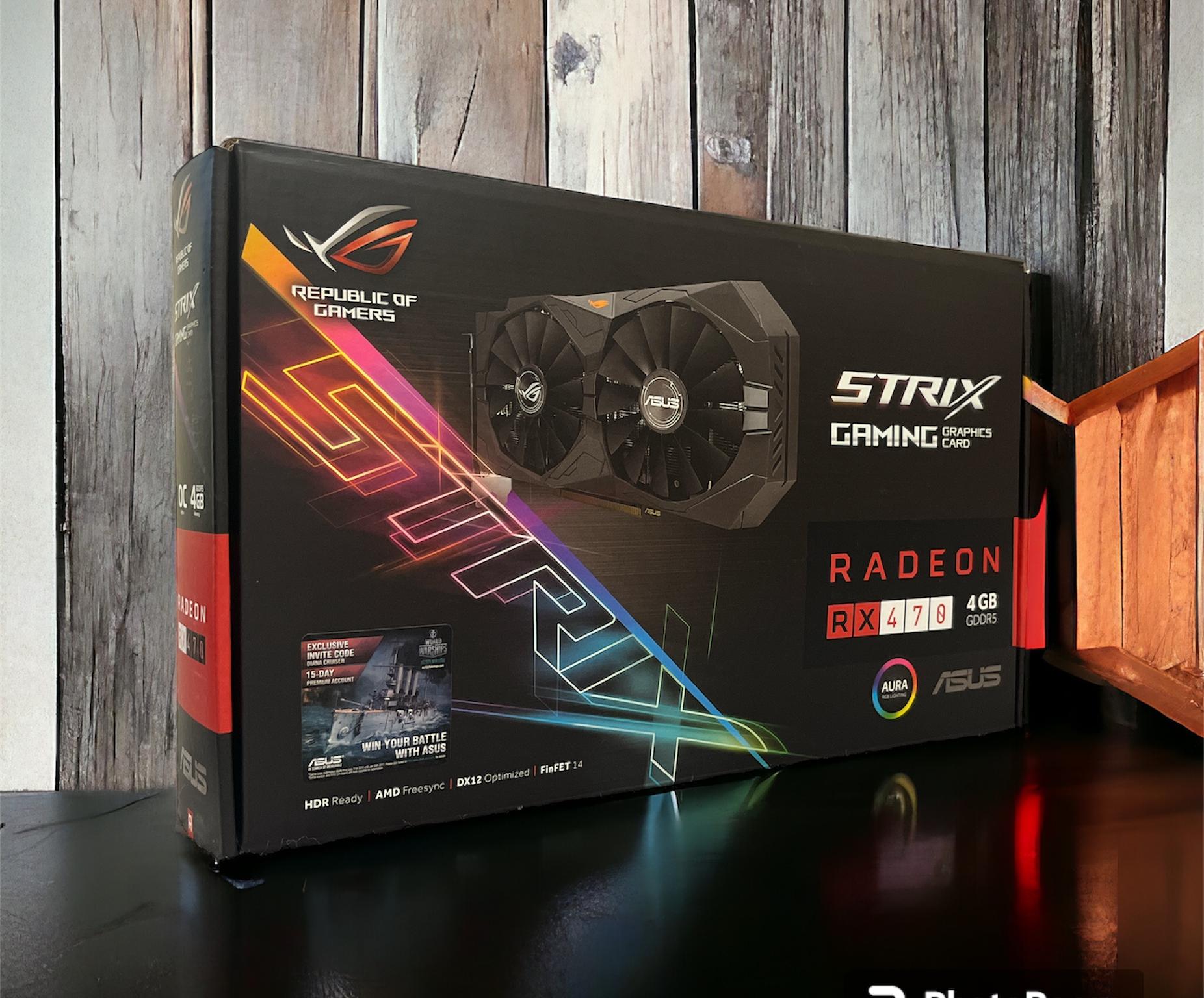 ROG STRIX Radeon RX 470 (4GB GDDR5 VRAM)