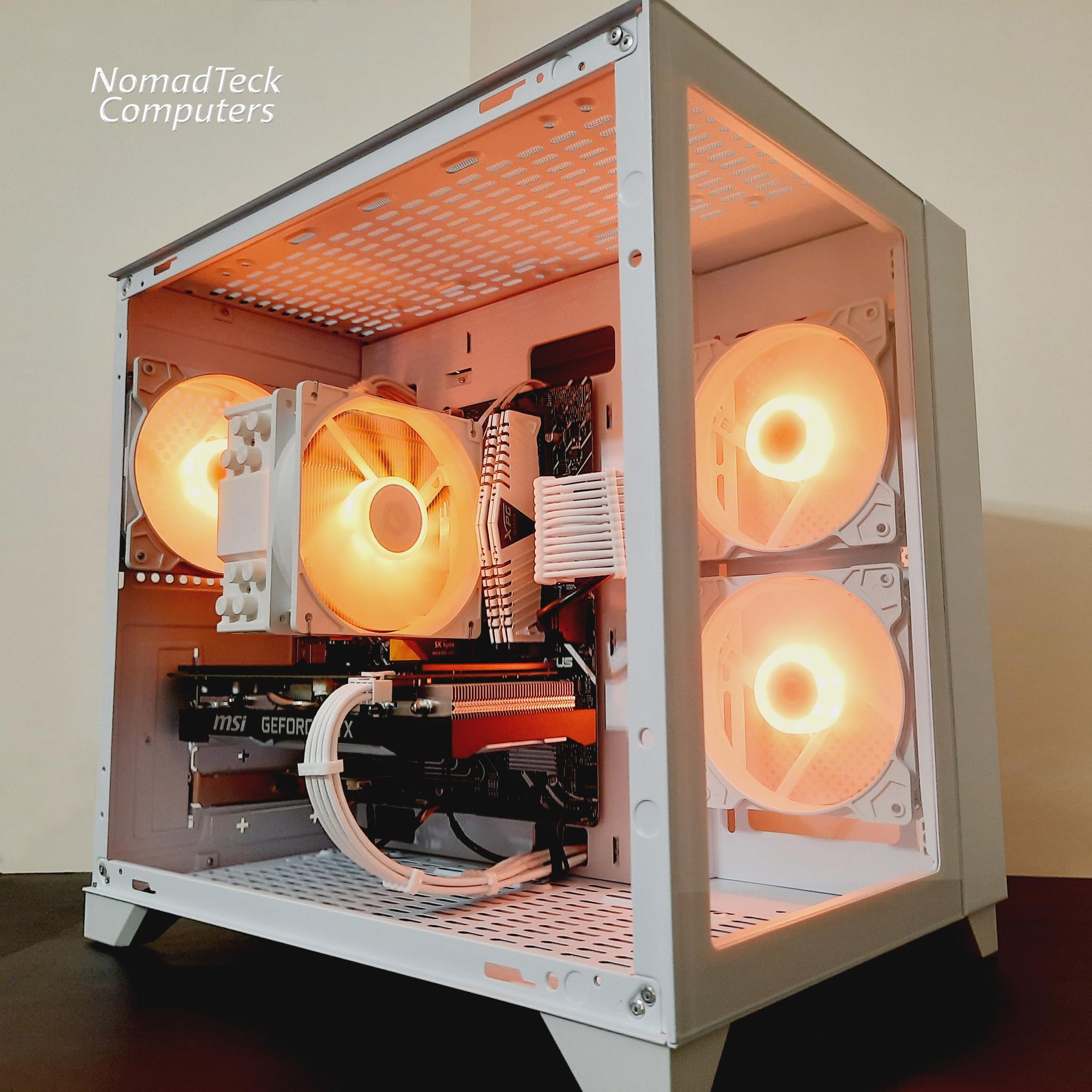 ❄️White Gaming PC w RGB - i3 12gen ● 16GB RAM ● 1TB SSD - RTX 2060 Super 8GB ● Best value for 1080p