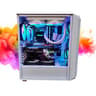 Watercooled Sale: 3060ti + Ryzen 5 + 16GB RAM + 1TB SSD + 7 Fans + Full RGB ( All White Gaming PC )