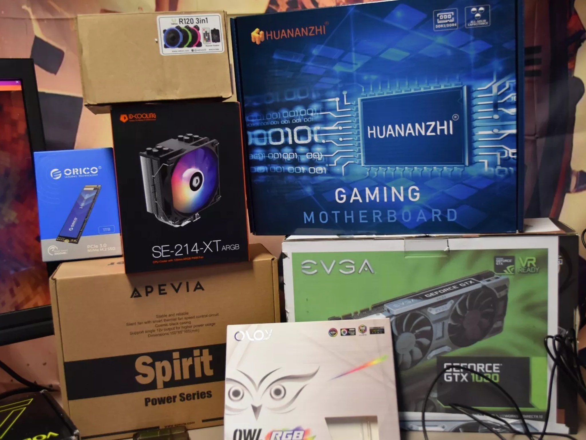 Gaming PC Intel I 5 9400 16 GB of RAM RGB GPU 1080 8 GB 1TB NVME+ 500GB HHD Custom built