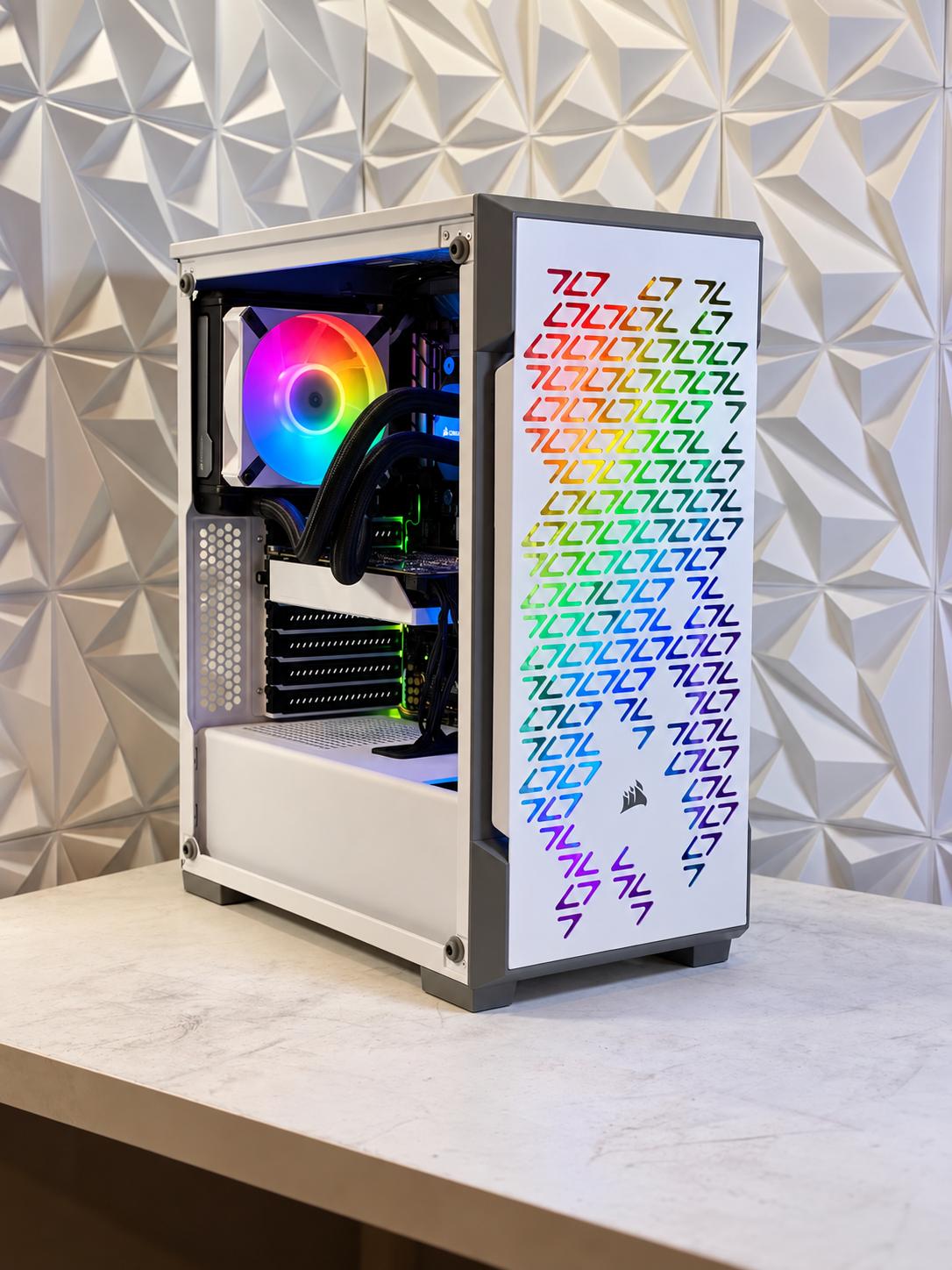 GeForce RTX 3060 Custom Gaming PC - Ryzen 7 1700X, 16GB RAM, 128GB SSD