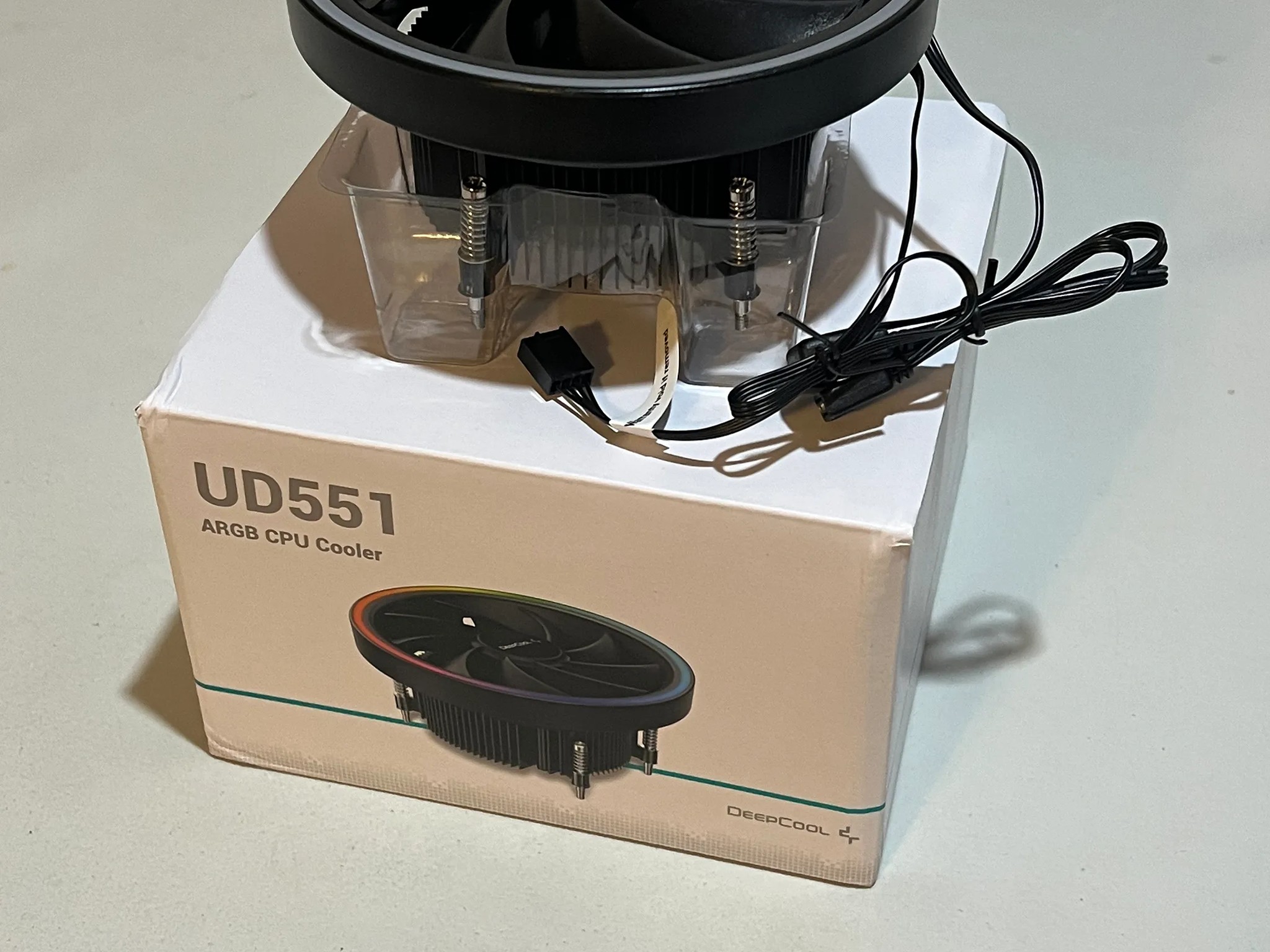 Deepcool UD551 ARGB cooler with Thermal grease for AM4 free shipping ! !
