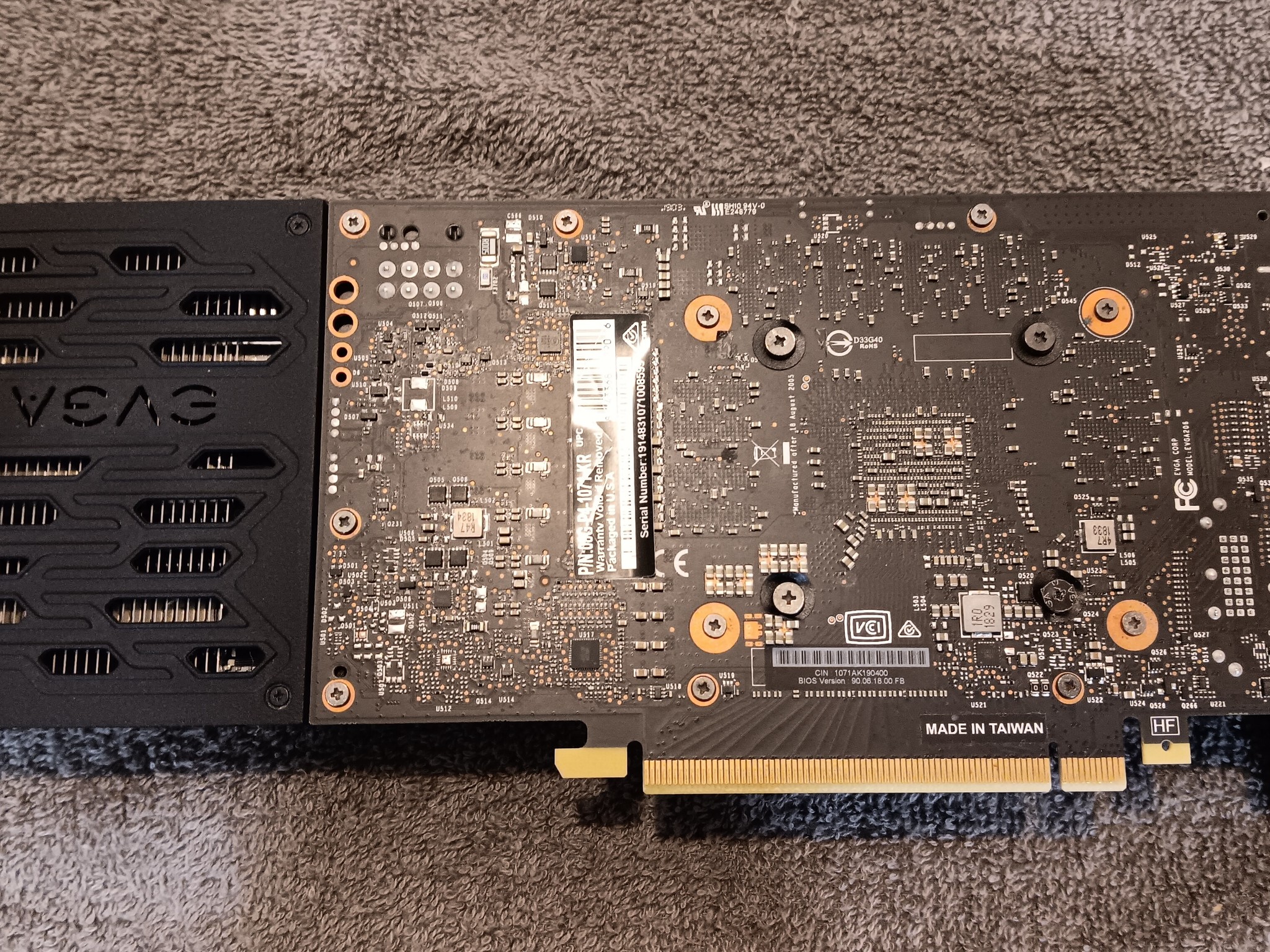 EVGA GeForce RTX-2070 8GB 08G-P4-1071-KR GPU Tested