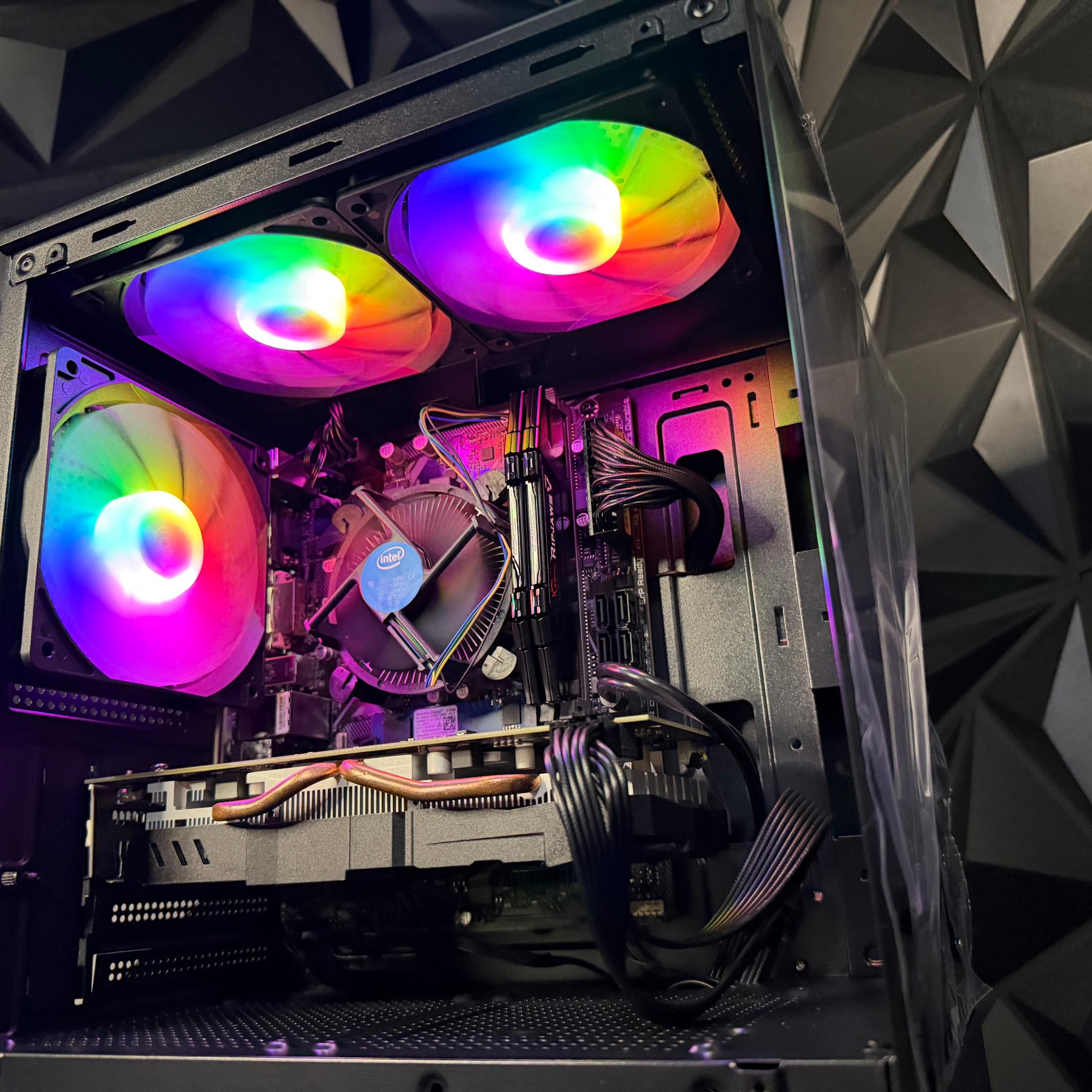 💜🔥 THE BUDGET BADDIE 🔥💜 i5 10500T| RX 580 | 16 GB DDR4| 500GB NVMe| 650W PSU