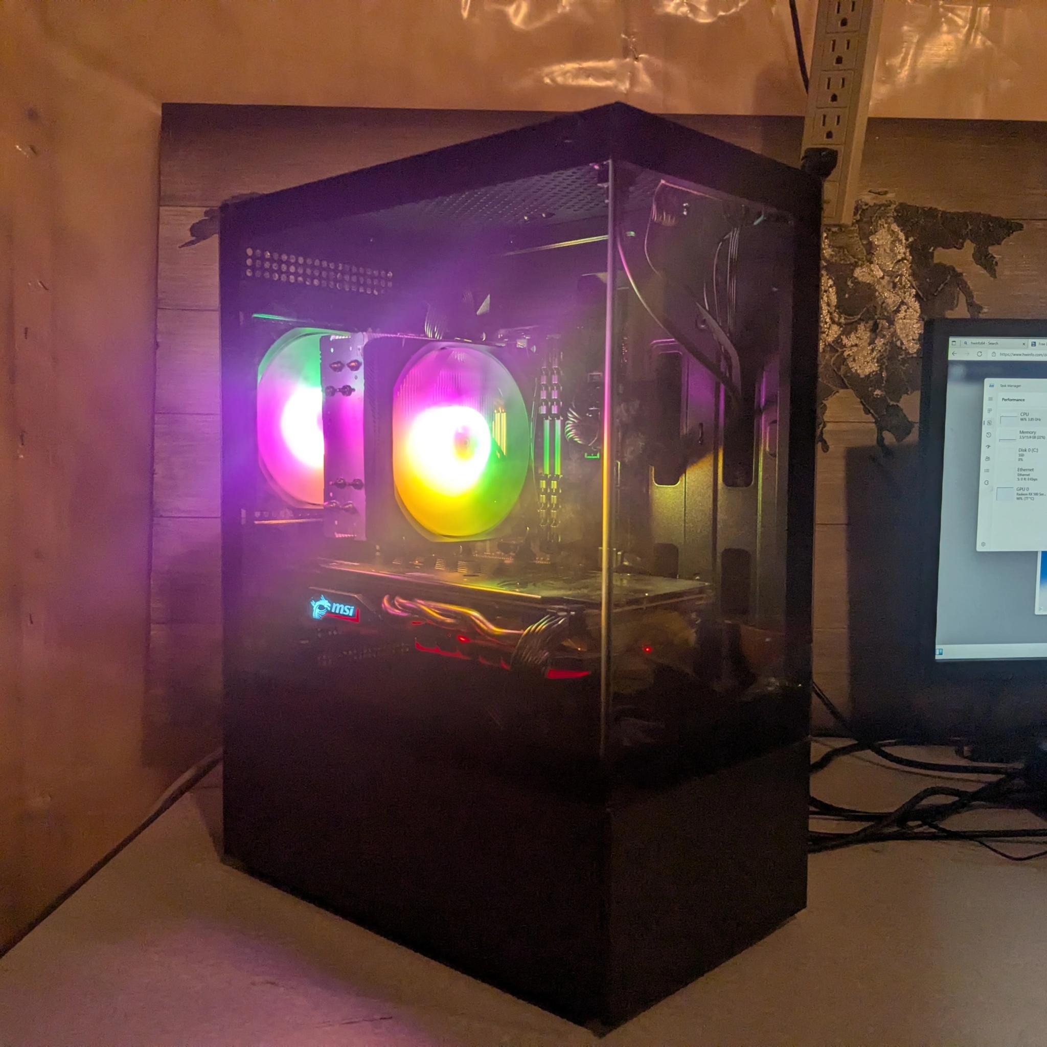 Gaming PC - Ryzen 5 3600, RX 580 8gb, 16gb RAM / 512gb SSD
