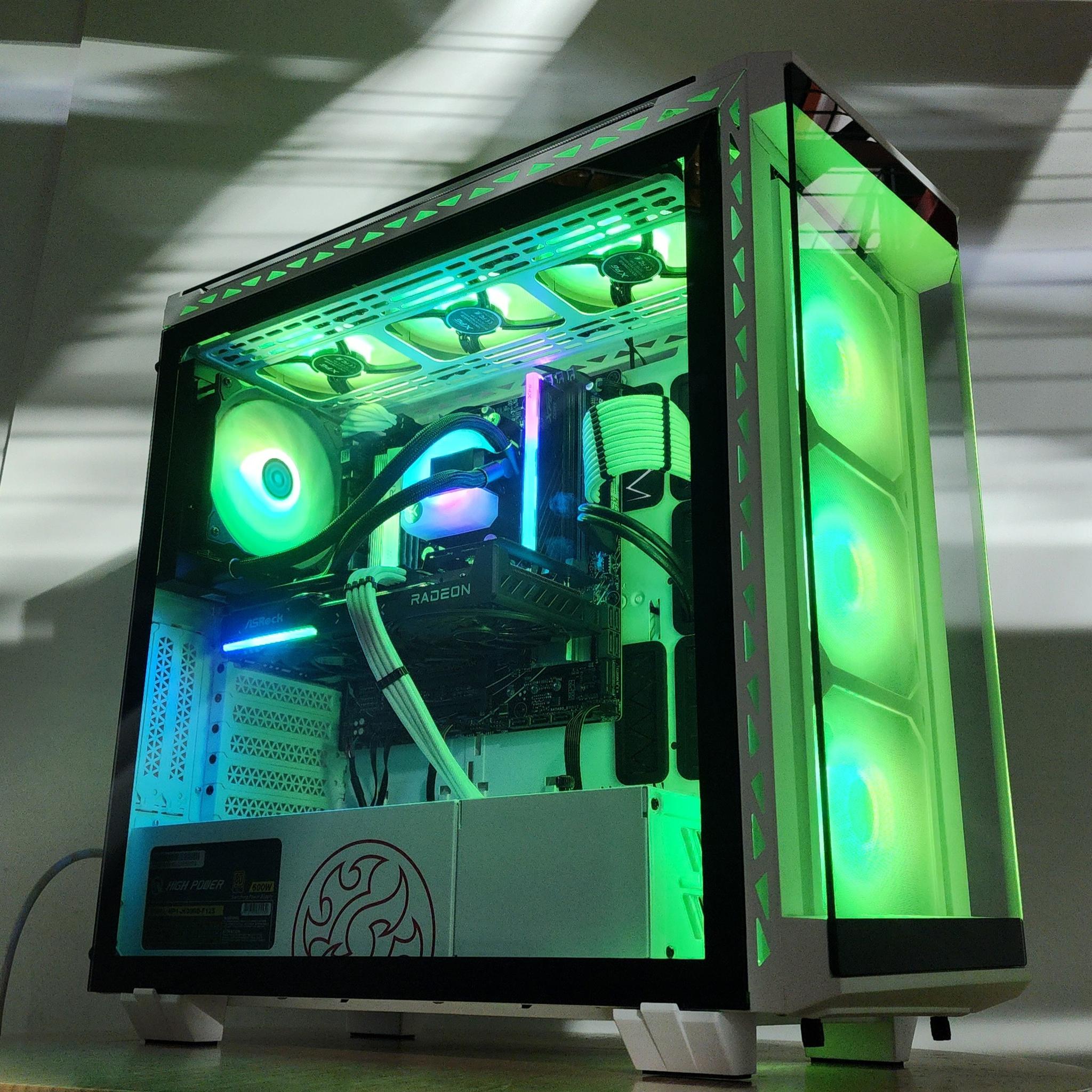 Gaming PC Ryzen 5 9600X 16GB RAM 1TB SSD RX 9060 XT 16GB Windows 11 Computer