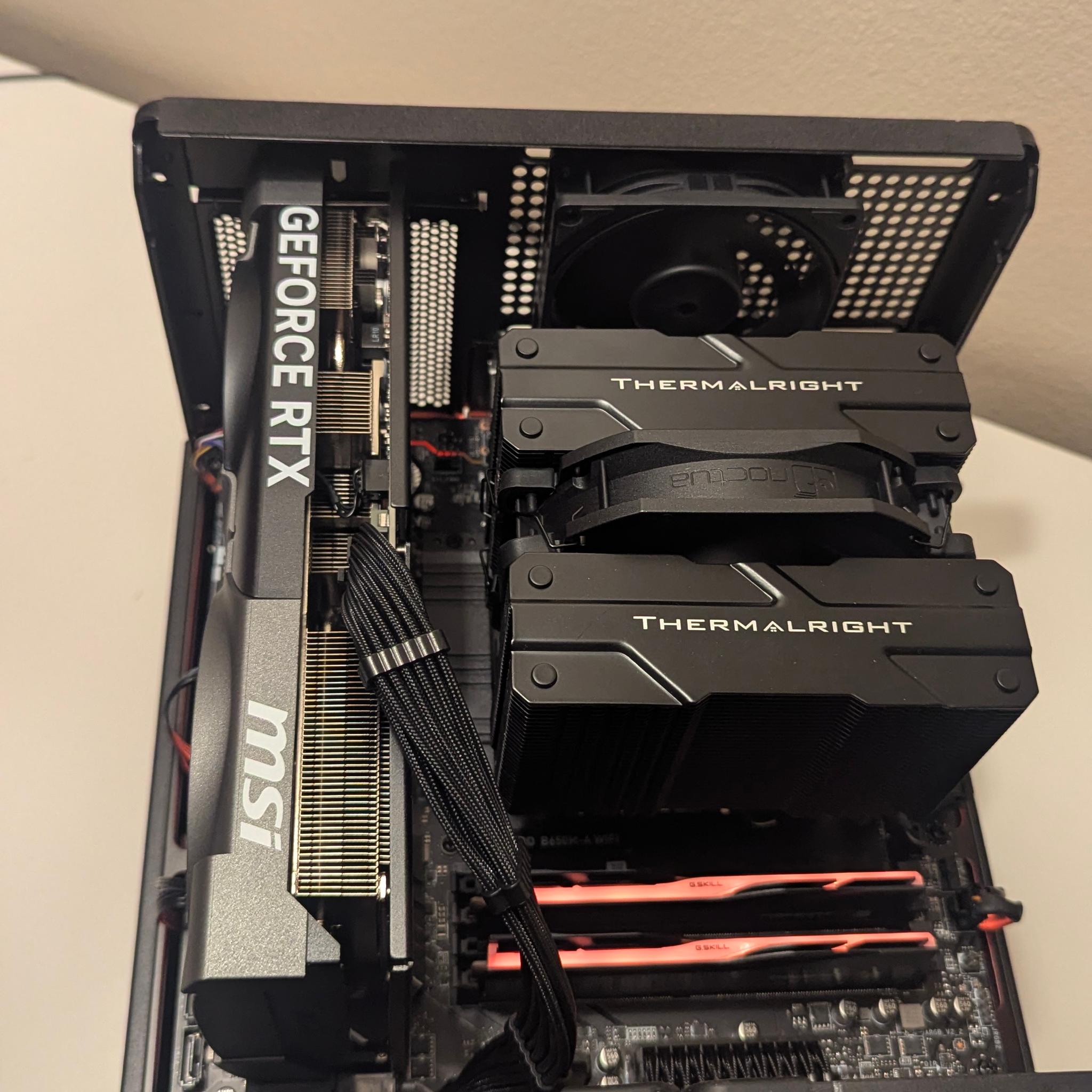 RTX 5070 + Ryzen 7600X | Noctua Chromax Cooling | 32GB DDR5 6400 | 1TB Gen4 NVMe | WiFi | Win11 Pro