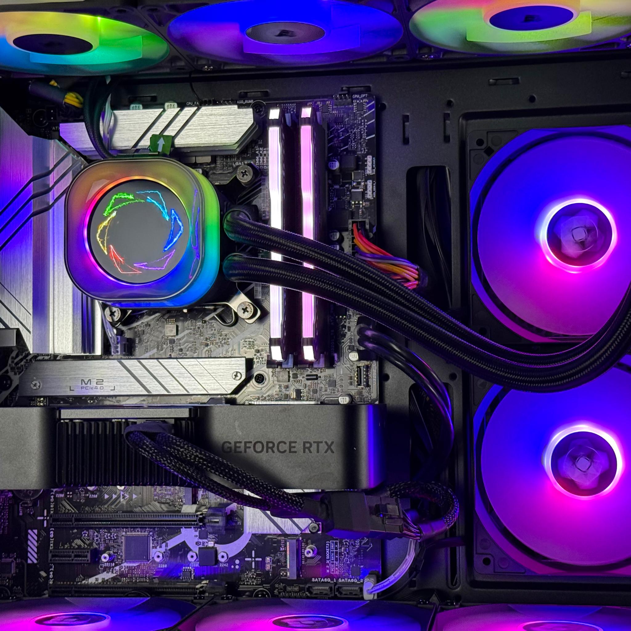 🟣 NOVA Gaming PC | RTX 4070 Super | i5-14600k | 32gb | 1tb NVME | Custom LCD AIO | Free Shipping