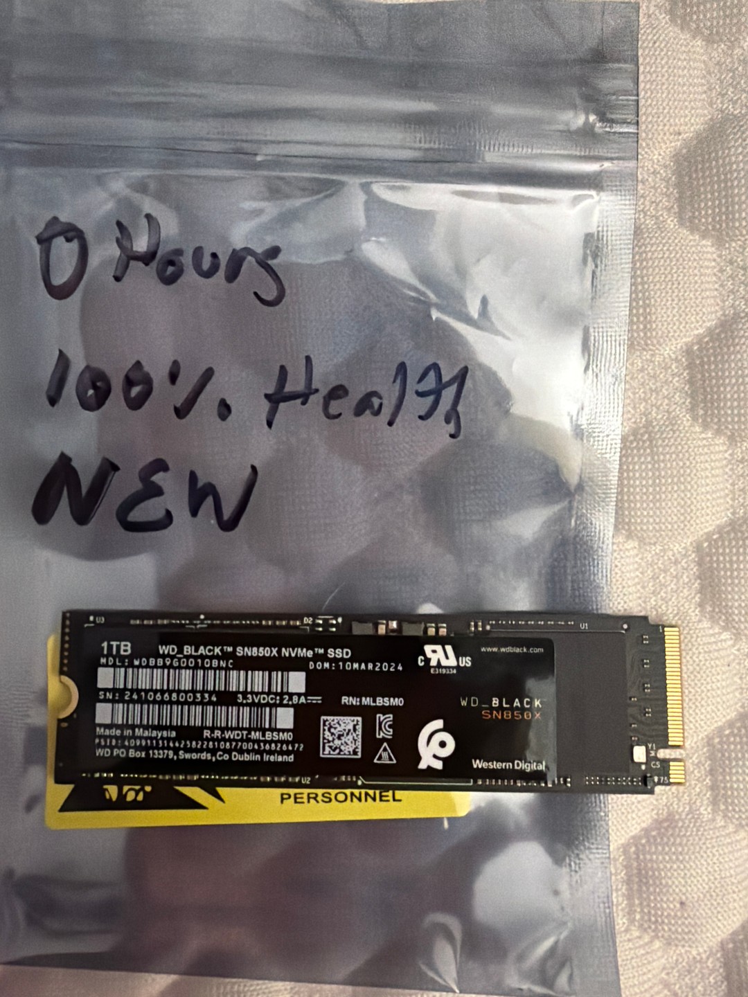 NEW WD_BLACK SN850X 1TB Gen4 NVMe M.2 SSD | Up to 7,300 MB/s PCIe