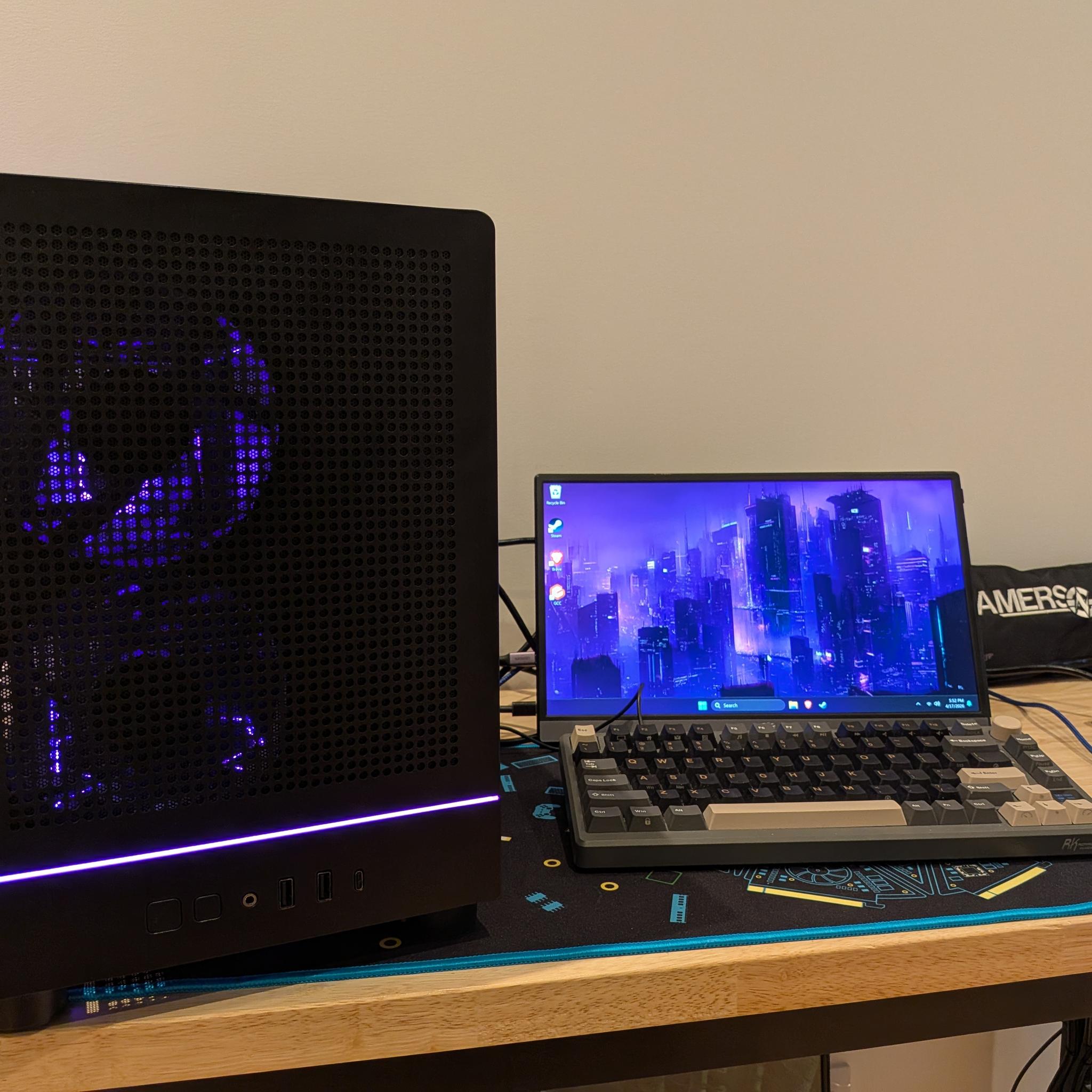 1440p Nightcrawler - RX 9070, Ryzen 5 9600X, 32 GB DDR5 RAM, 1 TB Gen 4 NVME, RGB, Liquid Cooled