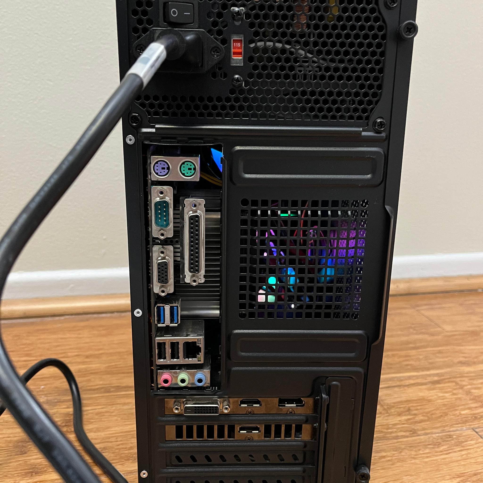 NVIDIA RTX 2060, Intel Core i5-7500, 12GB DDR4 RAM, 870 GB Storage - Small Gaming PC