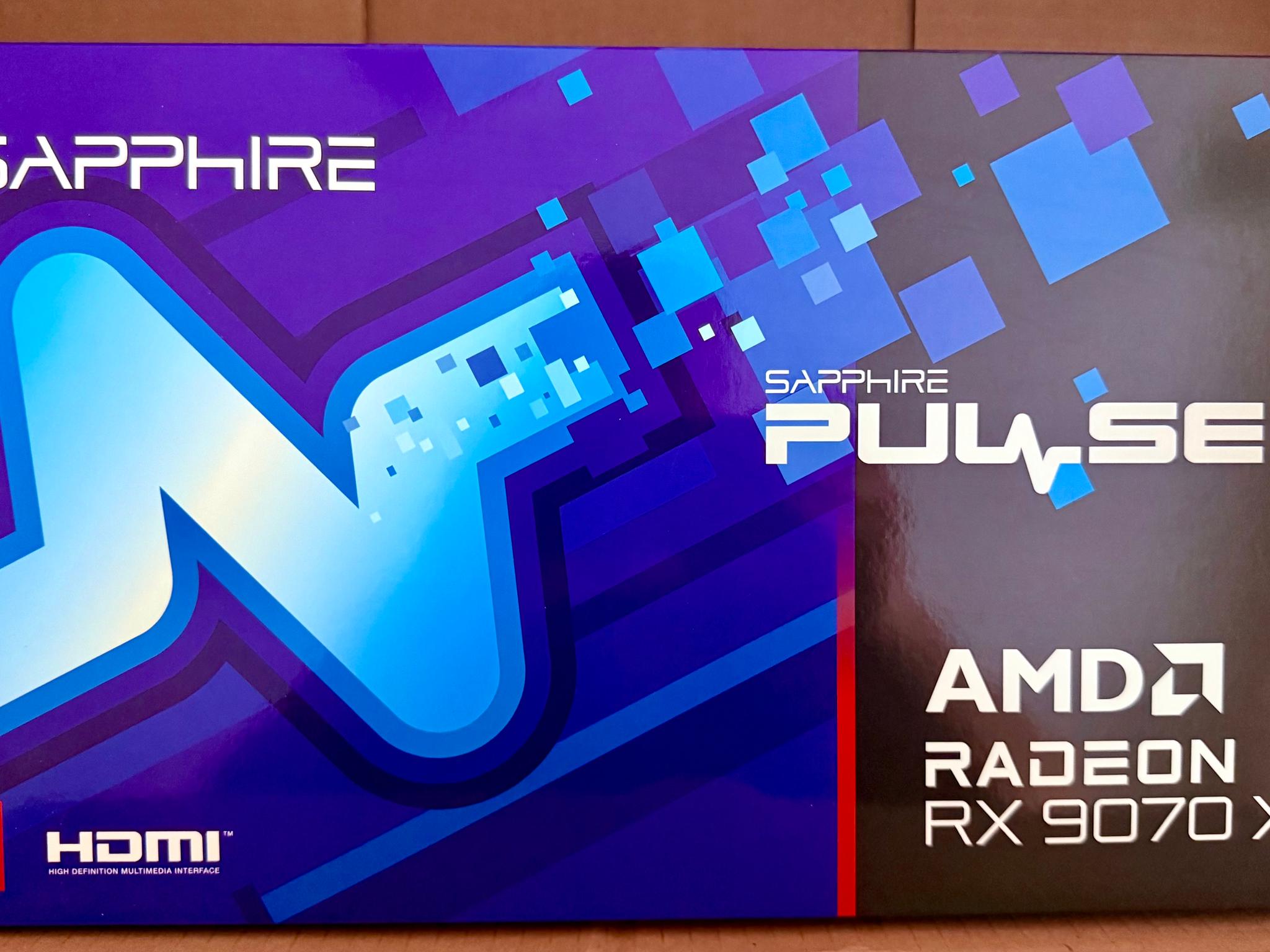 Sapphire AMD Radeon RX 9070 XT Pulse