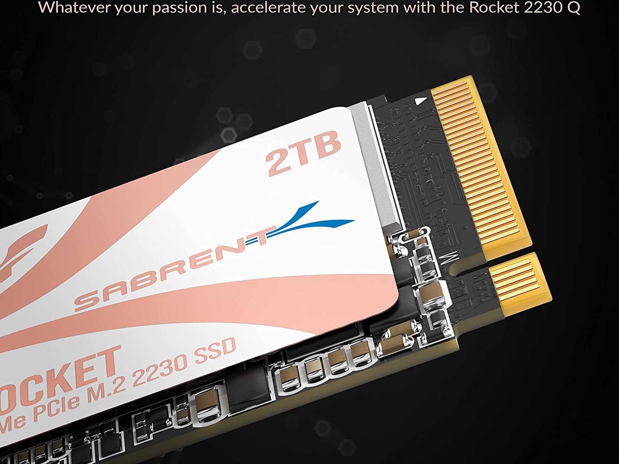 Steam Deck SSD 2TB SABRENT Rocket 2230 NVMe 4.0 High Performance PCIe 4.0 2TB