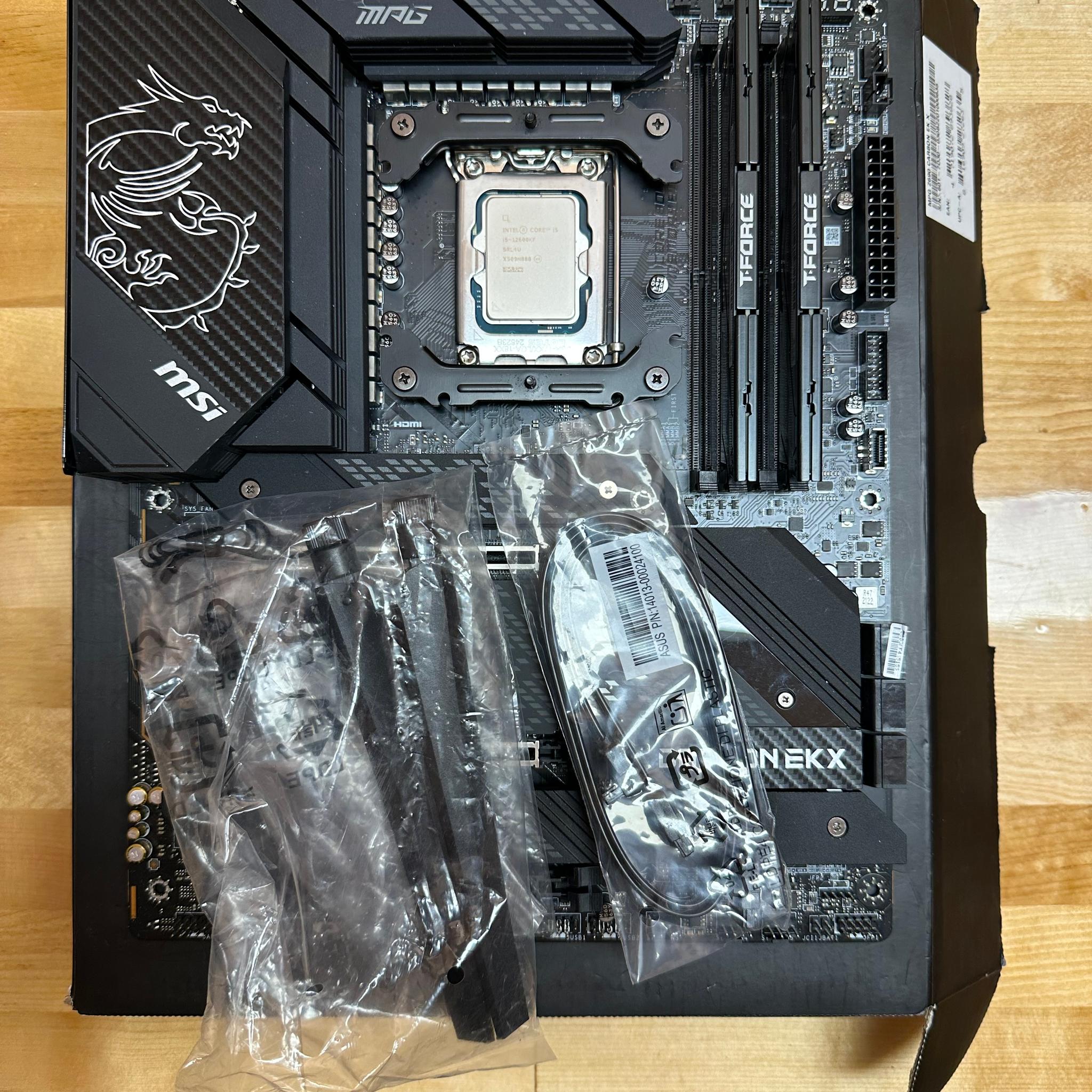 i5 12600kf | Msi z690 Carbon
