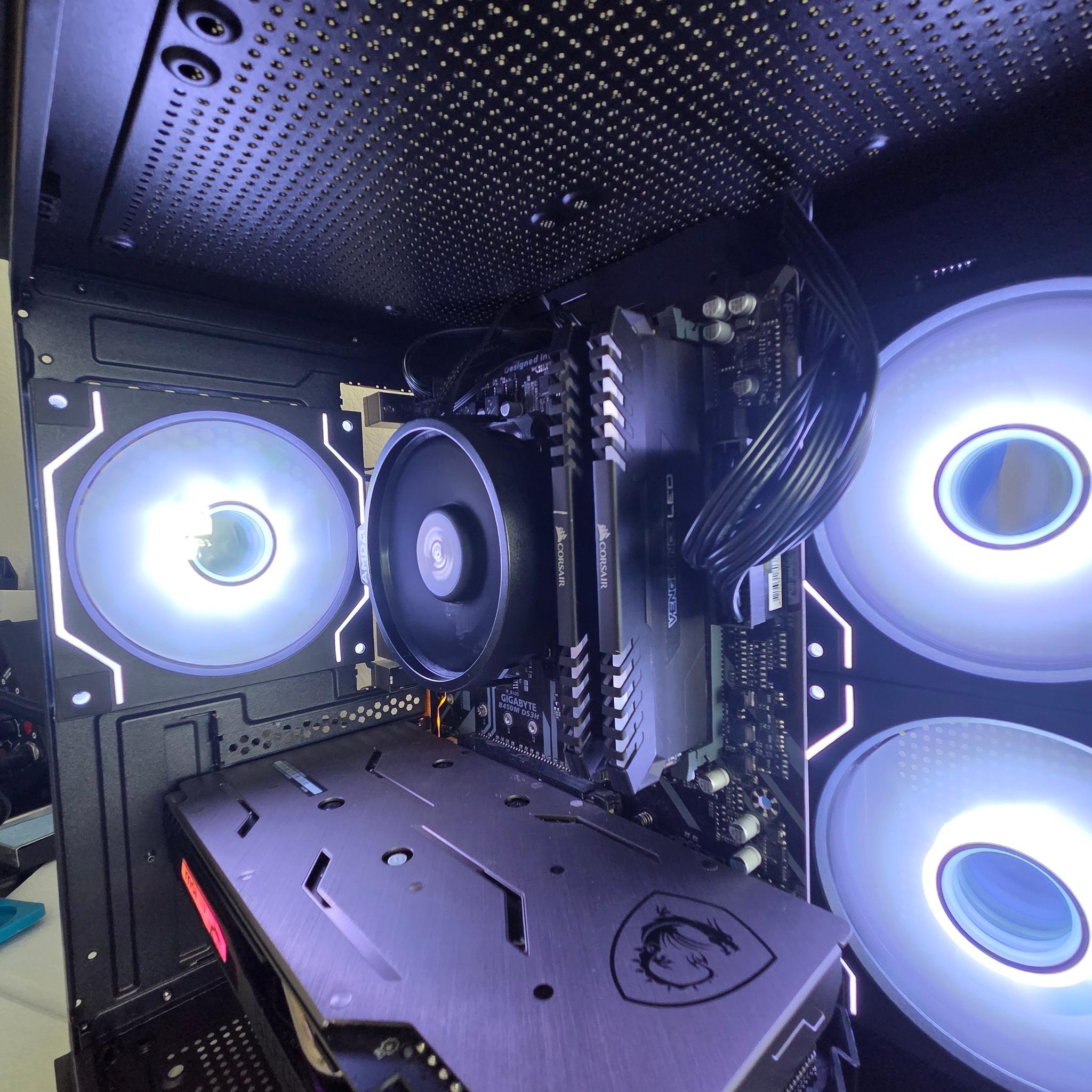 Black gaming pc (1660 SUPER)RGB🖤⬛💻WIFI