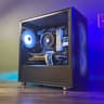 Blue and Black Budget RGB Gaming PC! Ryzen 5 5500 RX 5700XT 16gb Ram 1tb SSD Win11 home