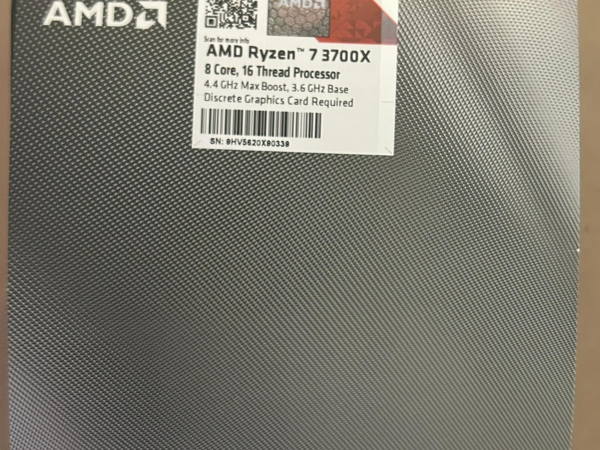 AMD Ryzen 7 3700X 3.6 GHz 8-Core Processor w/ Wraith Prism LED Cooler