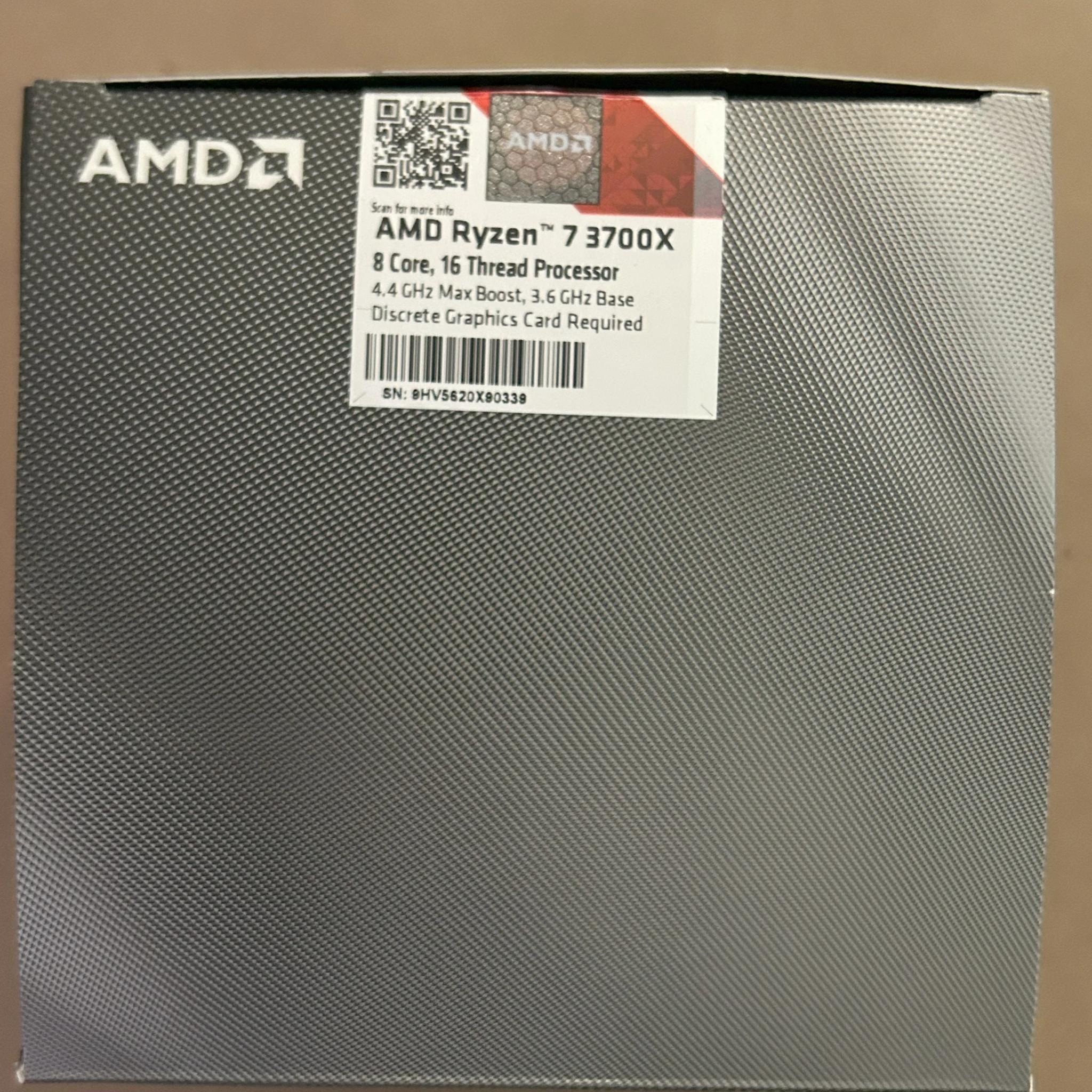 AMD Ryzen 7 3700X 3.6 GHz 8-Core Processor w/ Wraith Prism LED Cooler