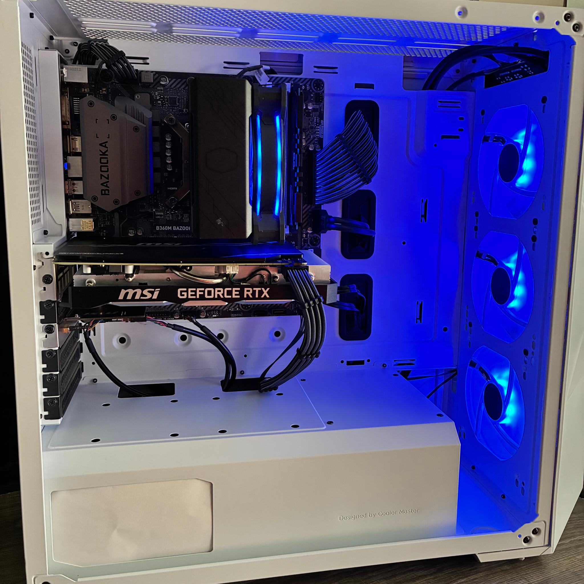 Gaming PC|RTX 2070|16GB DDR4|INTEL I5|256GB SSD & 1TB HDD|WINDOWS 11|WIFI & BT