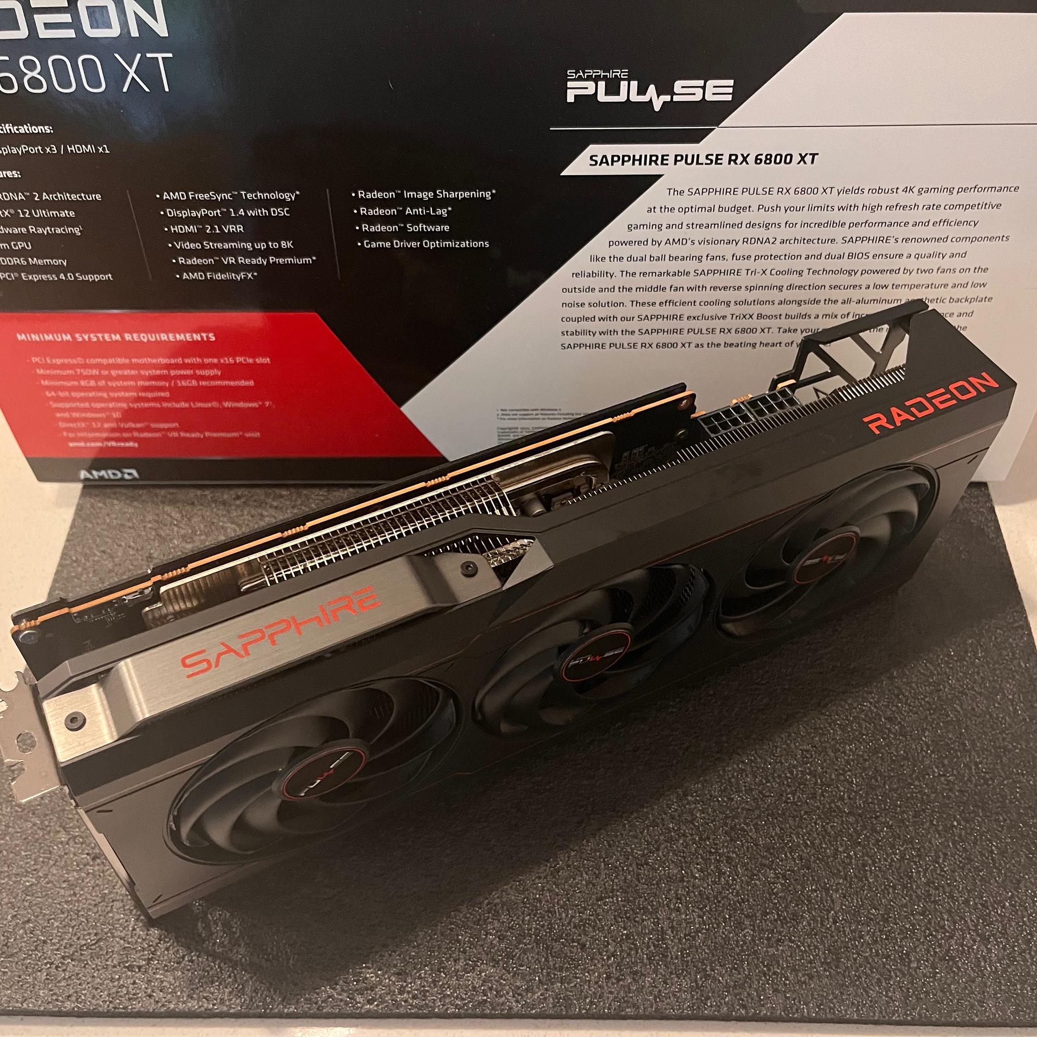 Sapphire Pulse AMD Radeon RX 6800 XT 16GB GDDR6