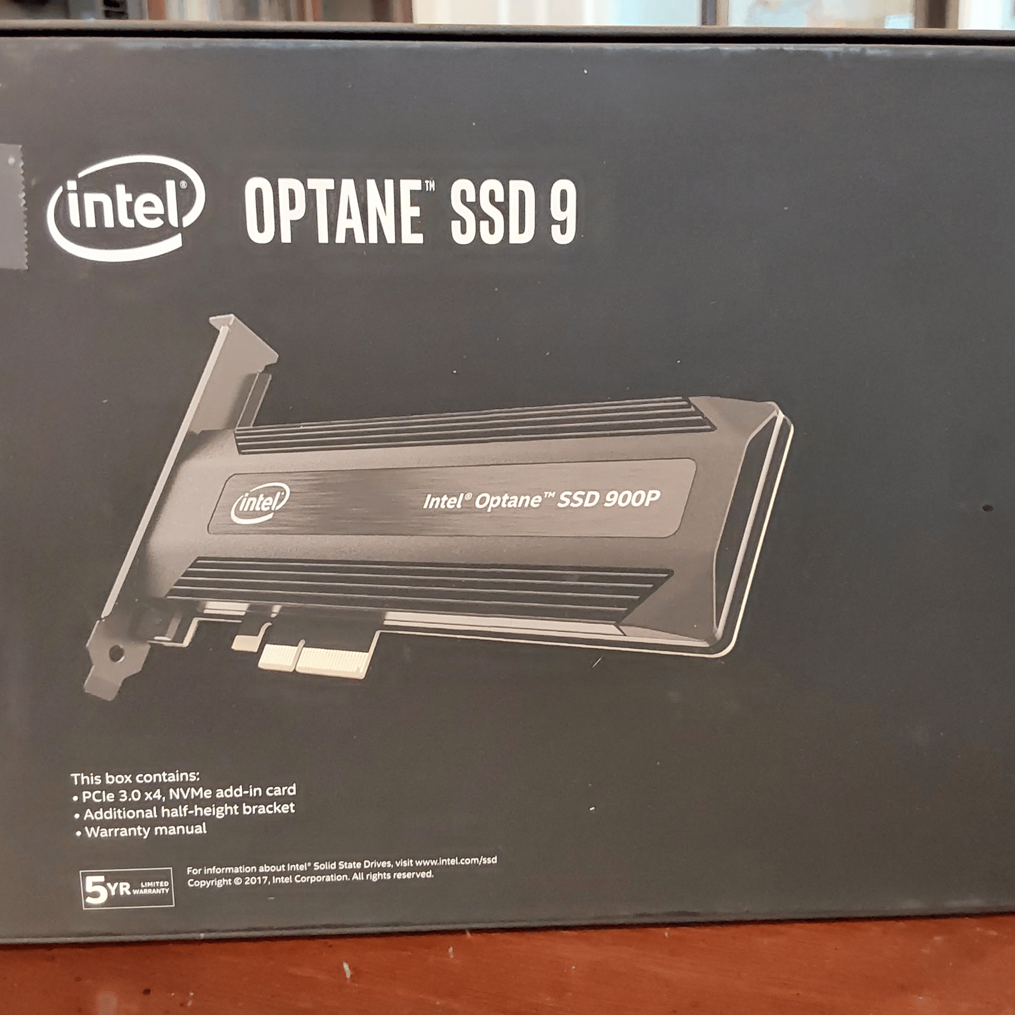 NEW Intel Optane SSD 900P (480GB, AIC PCIe 3.0 x4, 20nm, 3D XPoint)
