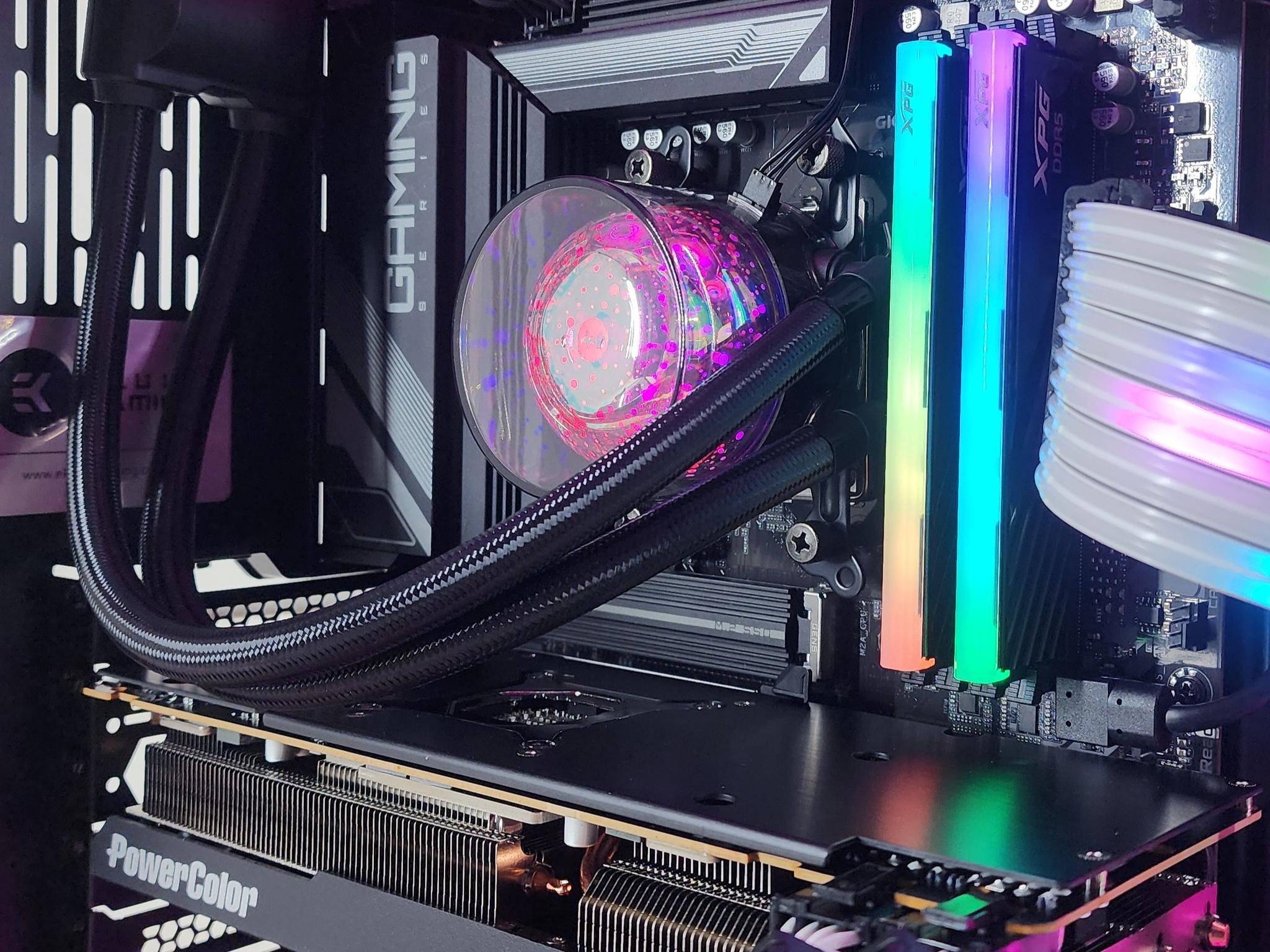 Gaming PC Ryzen 7 7700 32GB RAM 1TB SSD RX 7800 XT 16GB Windows 11 Computer