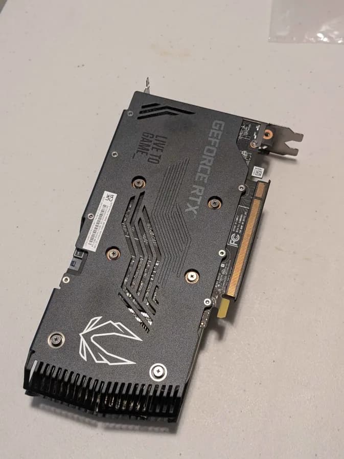 Nvidia GeForce RTX 3060 Ti 8GB Zotac Twin Edge OC (one year used, original box)