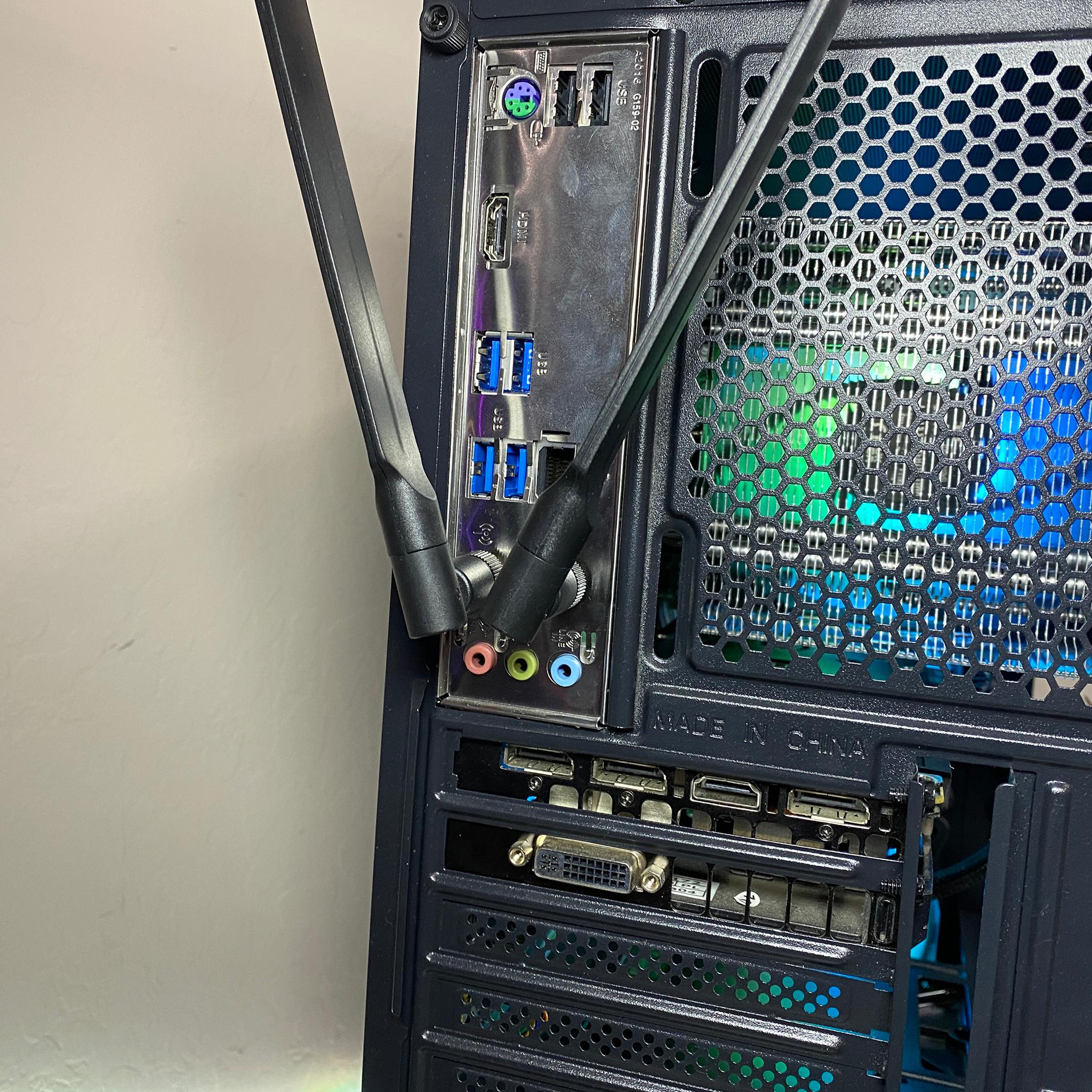 Custom Built Intel Nvidia GeForce RGB WiFi Gaming PC Computer