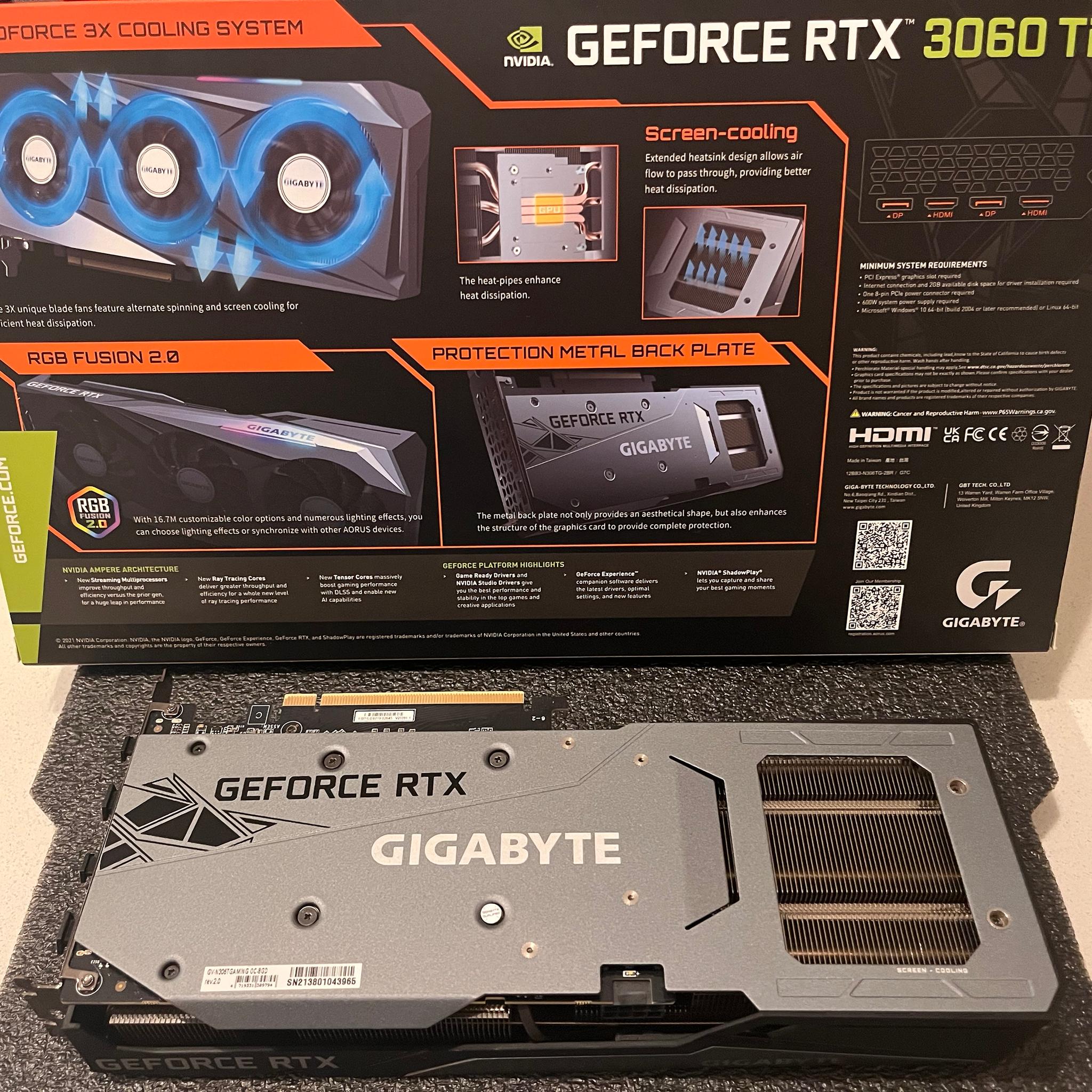 Gigabyte GeForce RTX 3060 Ti Gaming OC 8GB GDDR6