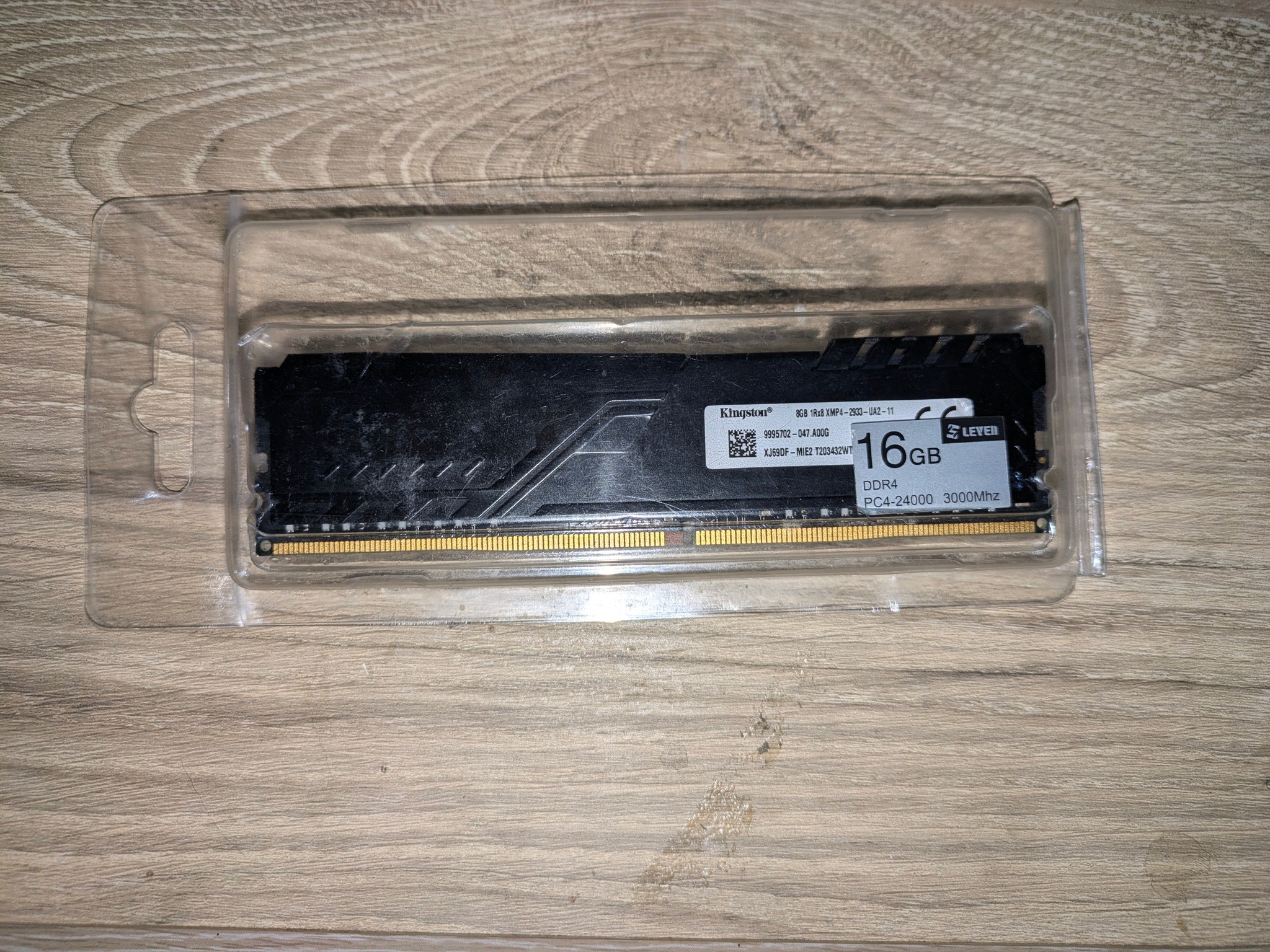 Kingston fury x 8gb 2933 MHz