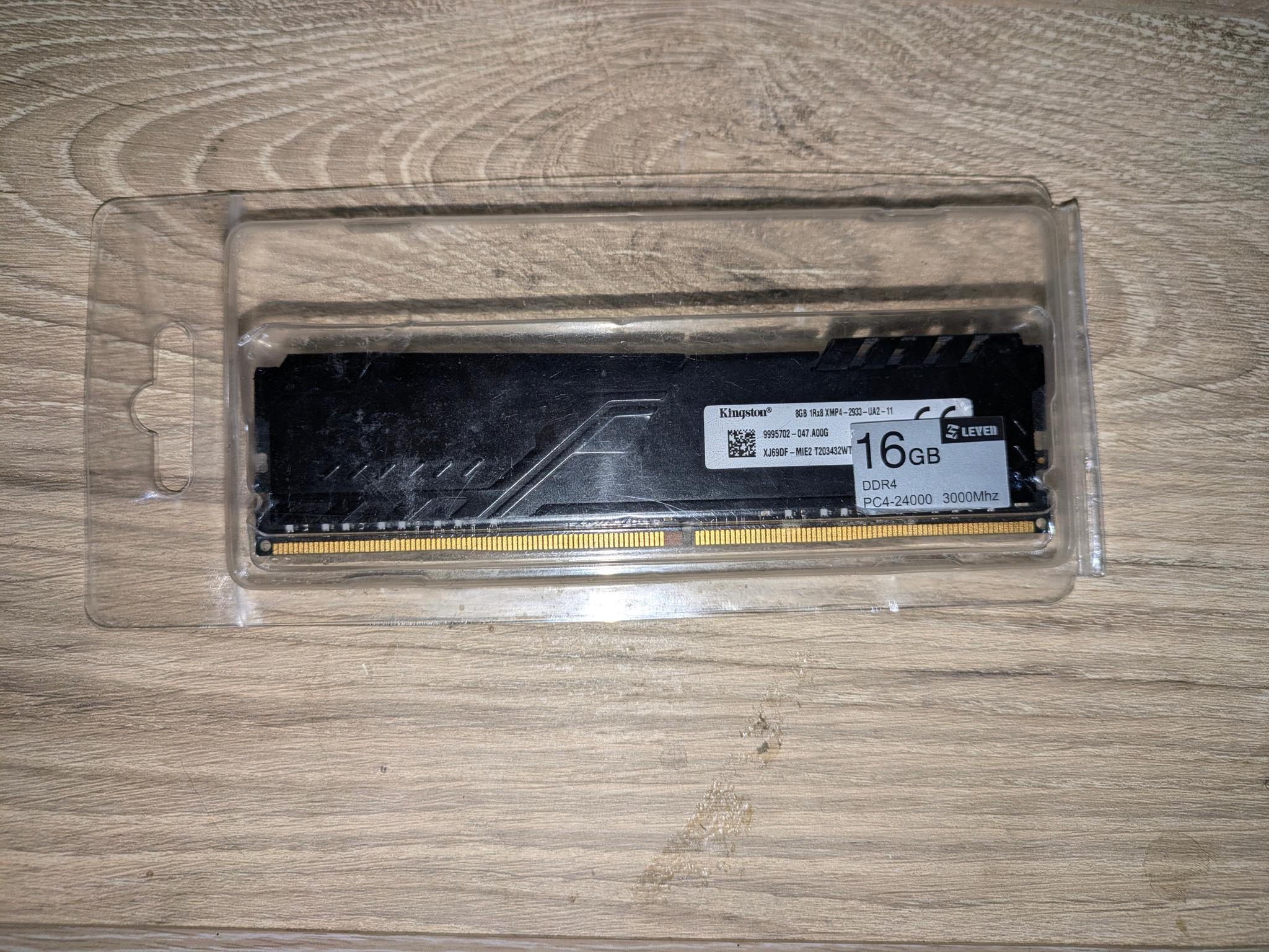 Kingston fury x 8gb 2933 MHz
