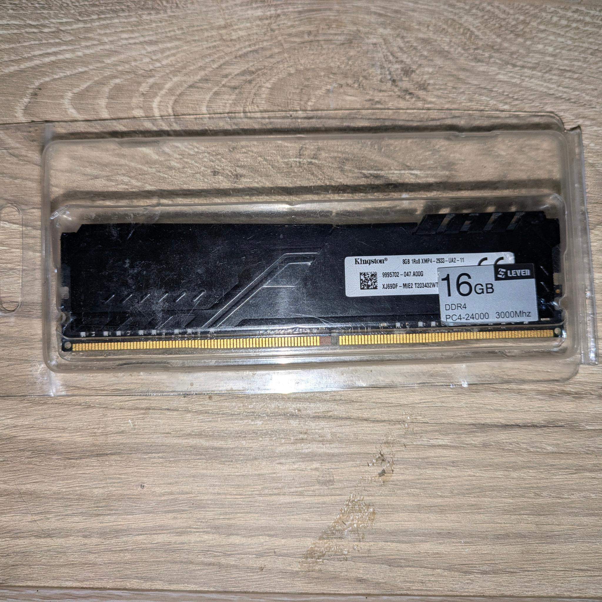 Kingston fury x 8gb 2933 MHz