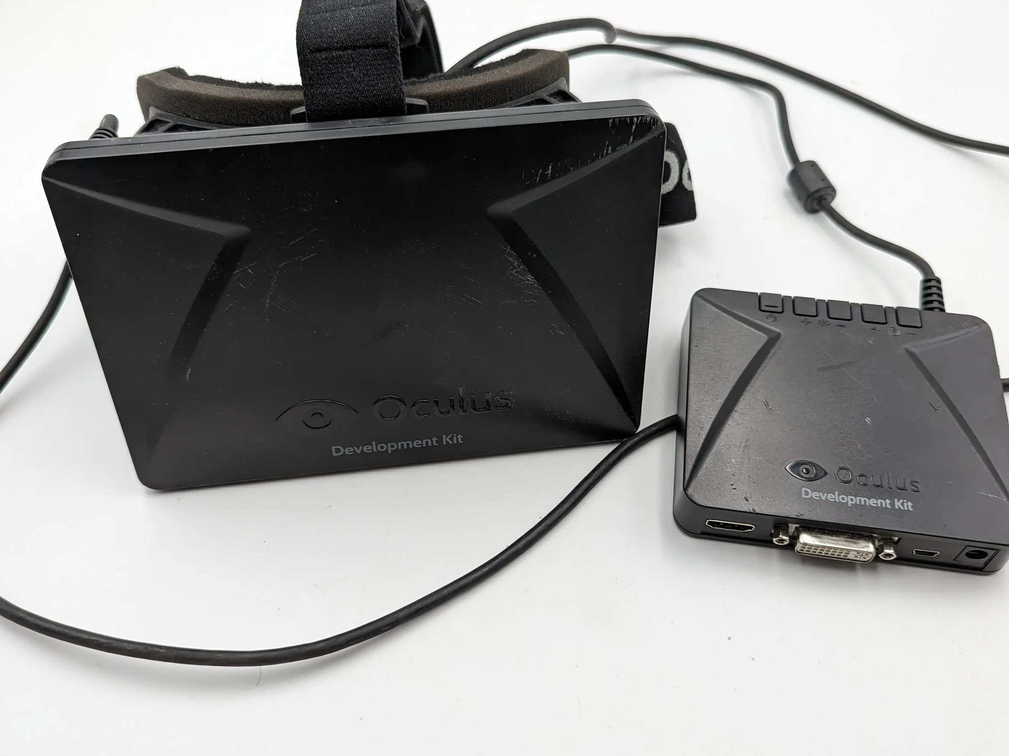 Oculus Dev Kit headset.