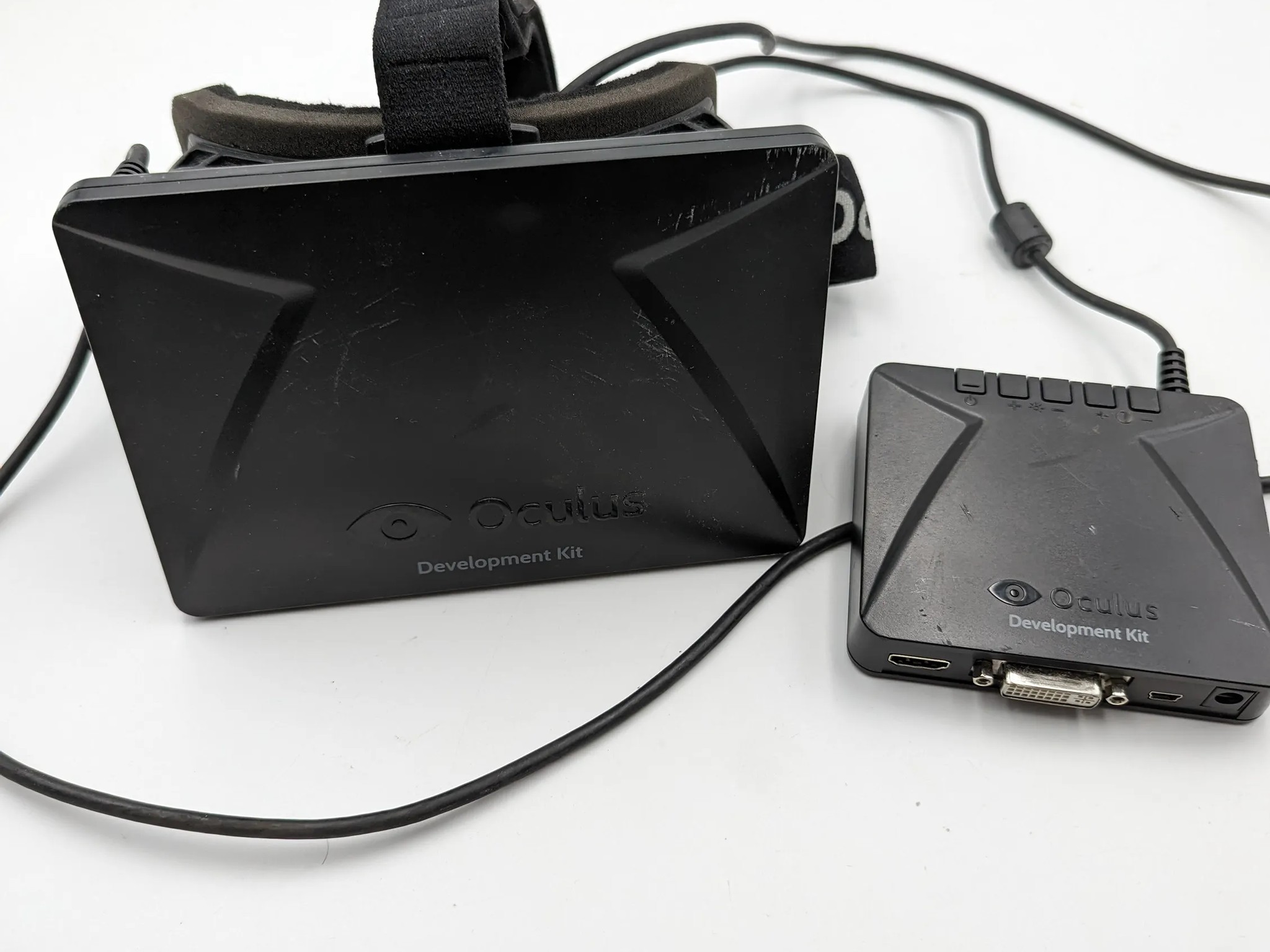 Oculus Dev Kit headset.